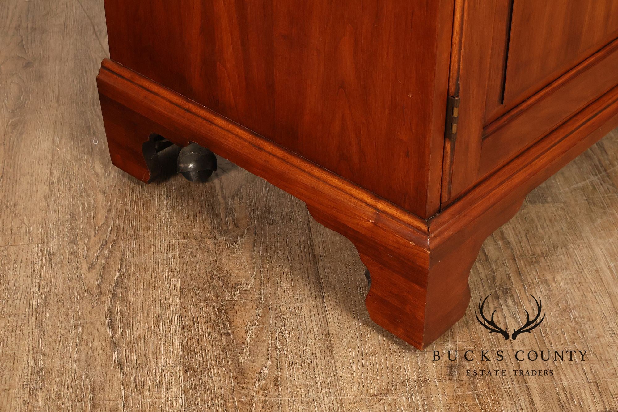 Henkel Harris Georgian Style Cherry Flip Top Server Cabinet