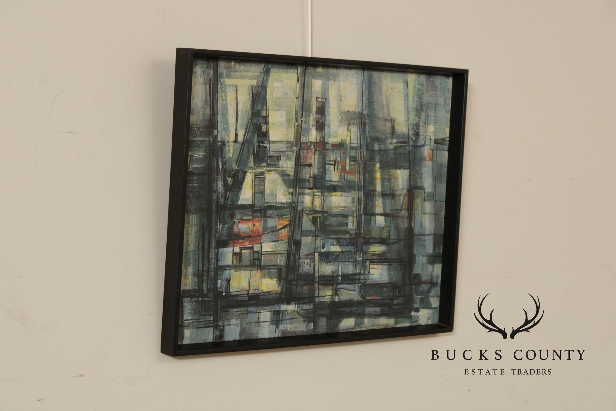 Mervyn Woodrow Modernist Oil Painting