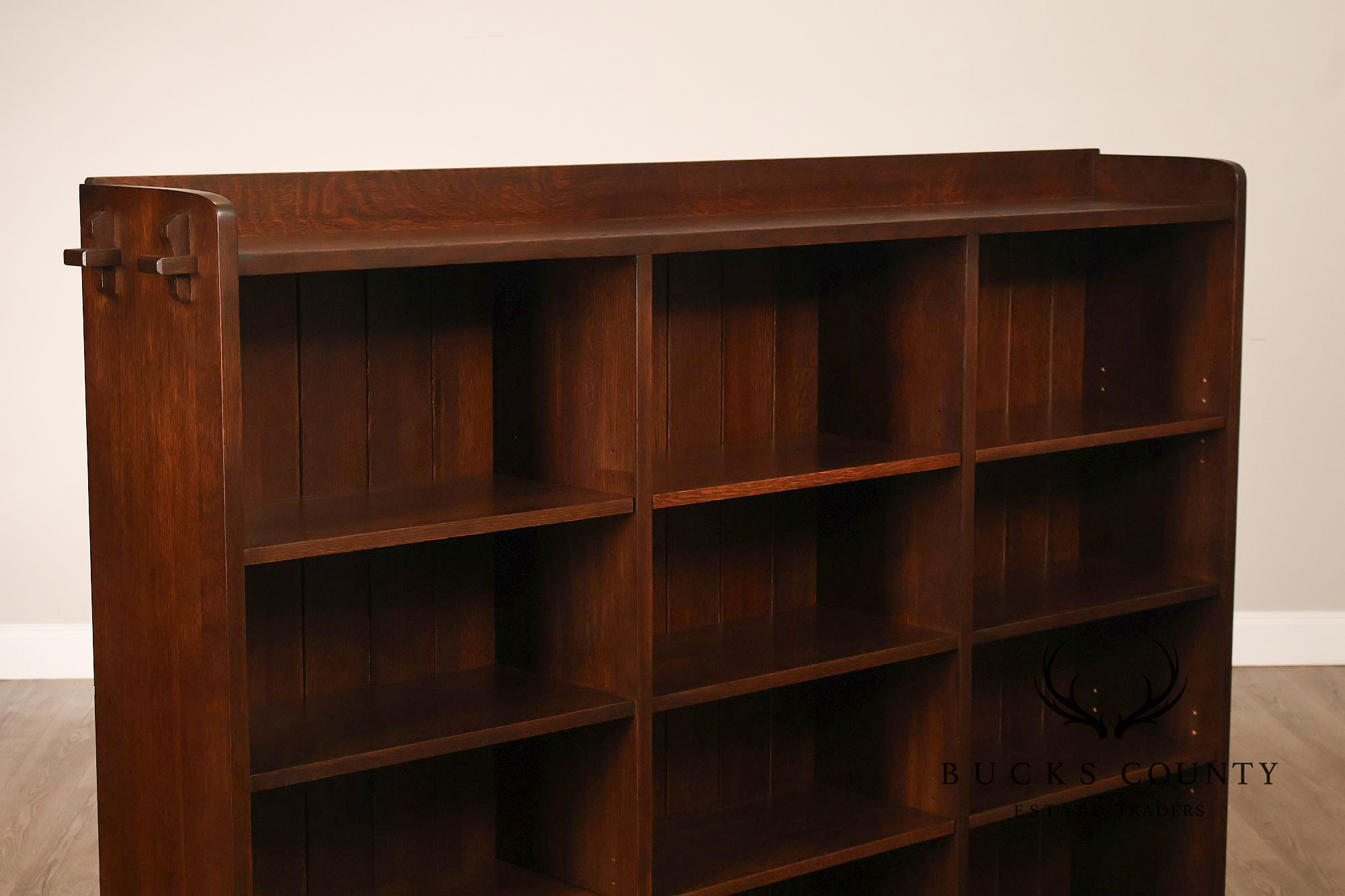 Stickley Mission Collection Oak Open Bookcase