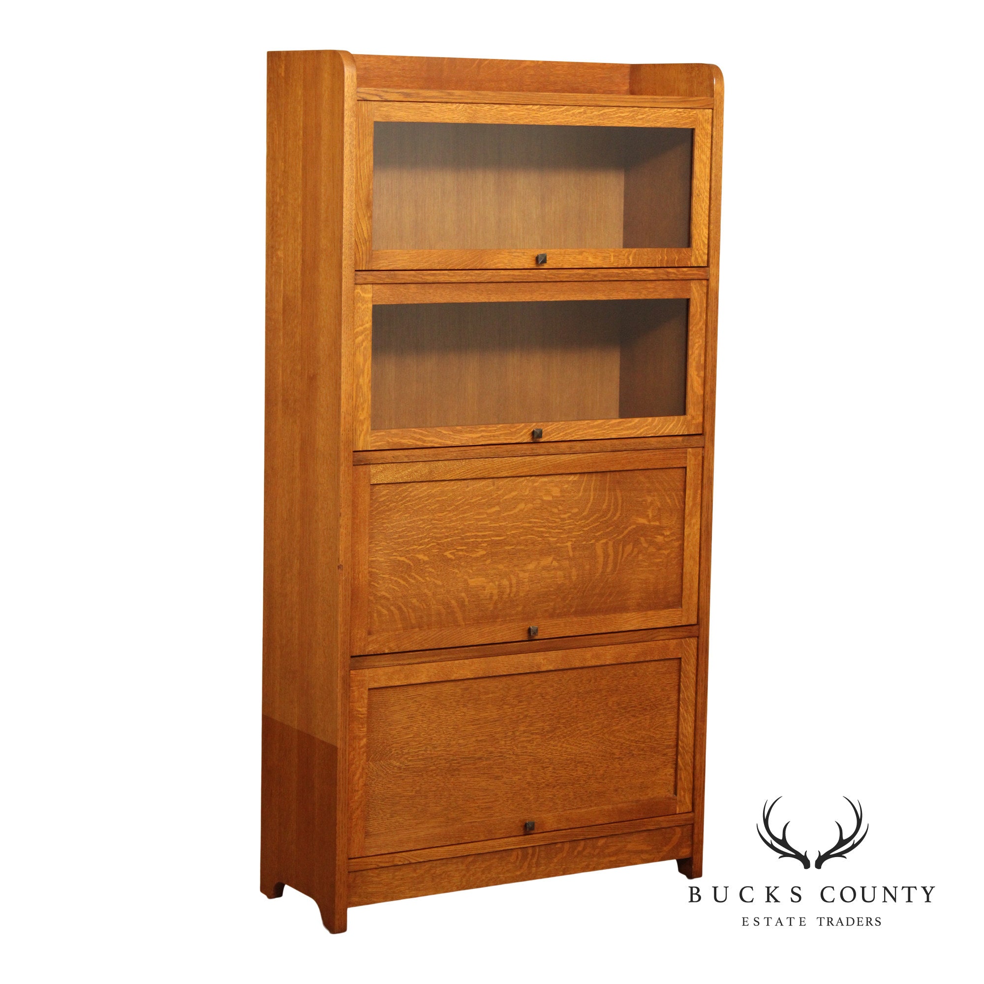 Stickley Mission Collection Oak Barrister Bookcase