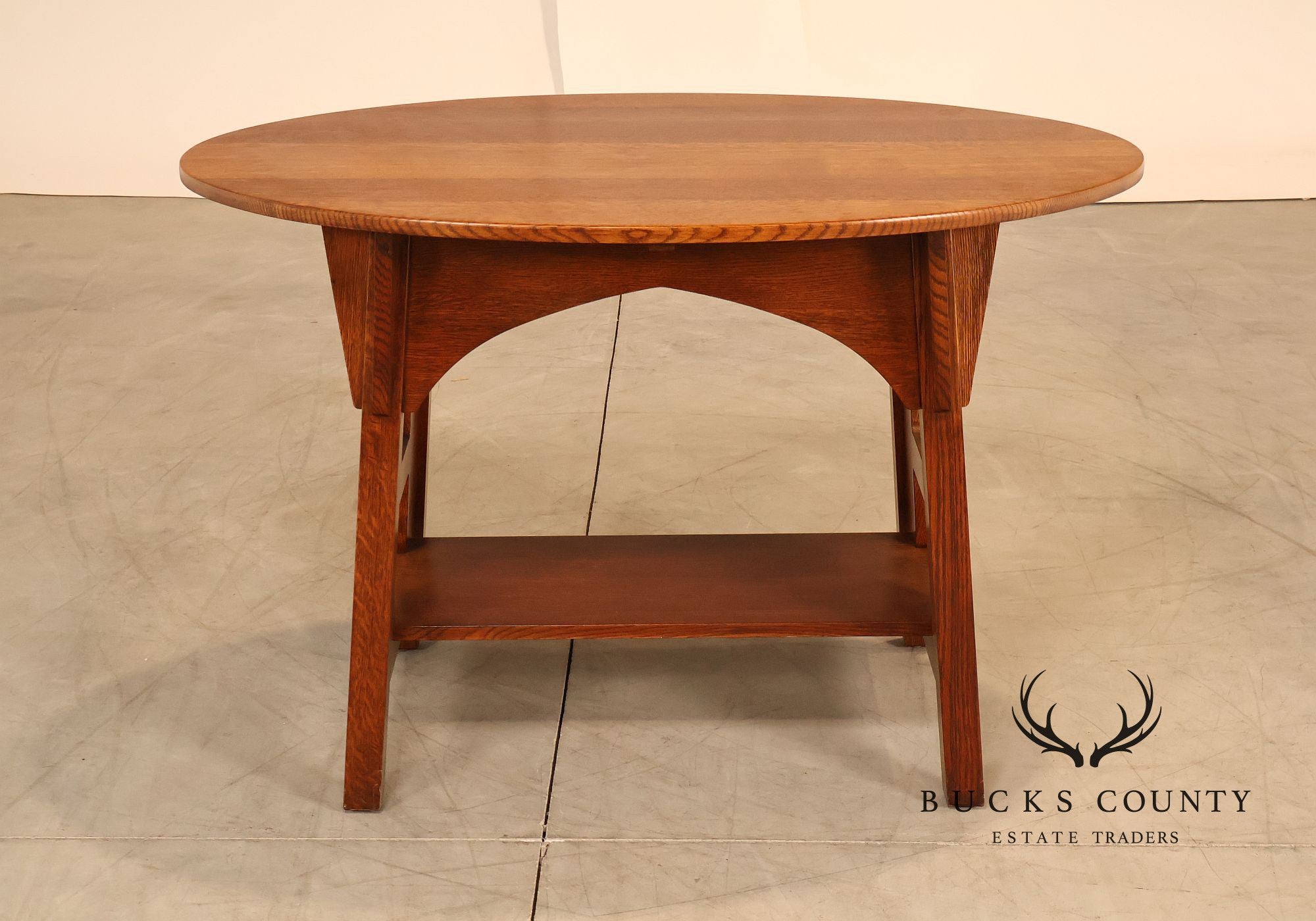 Stickley Mission Collection Oak Limbert Library Table