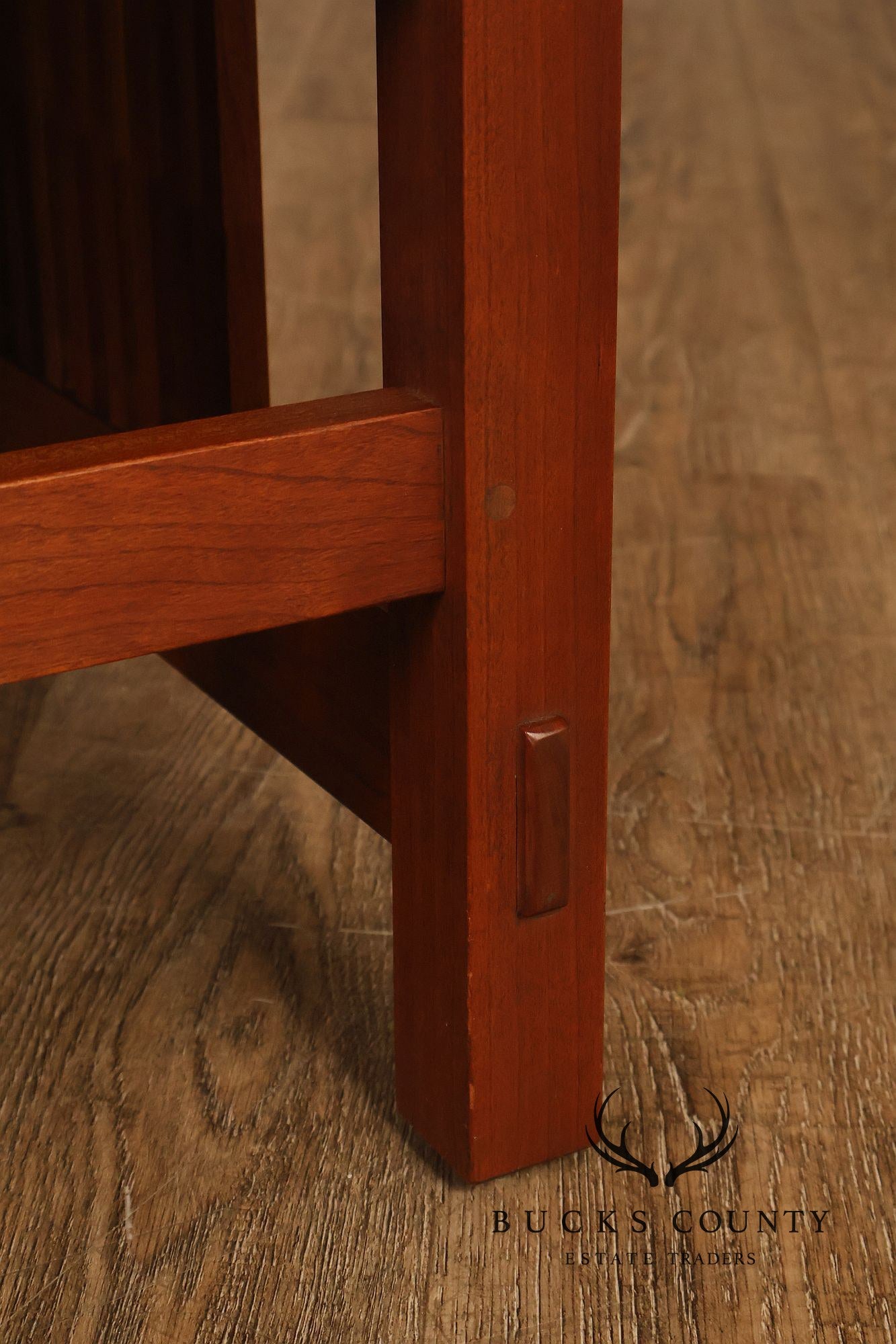 Stickley Mission Collection Cherry Spindle Armchair
