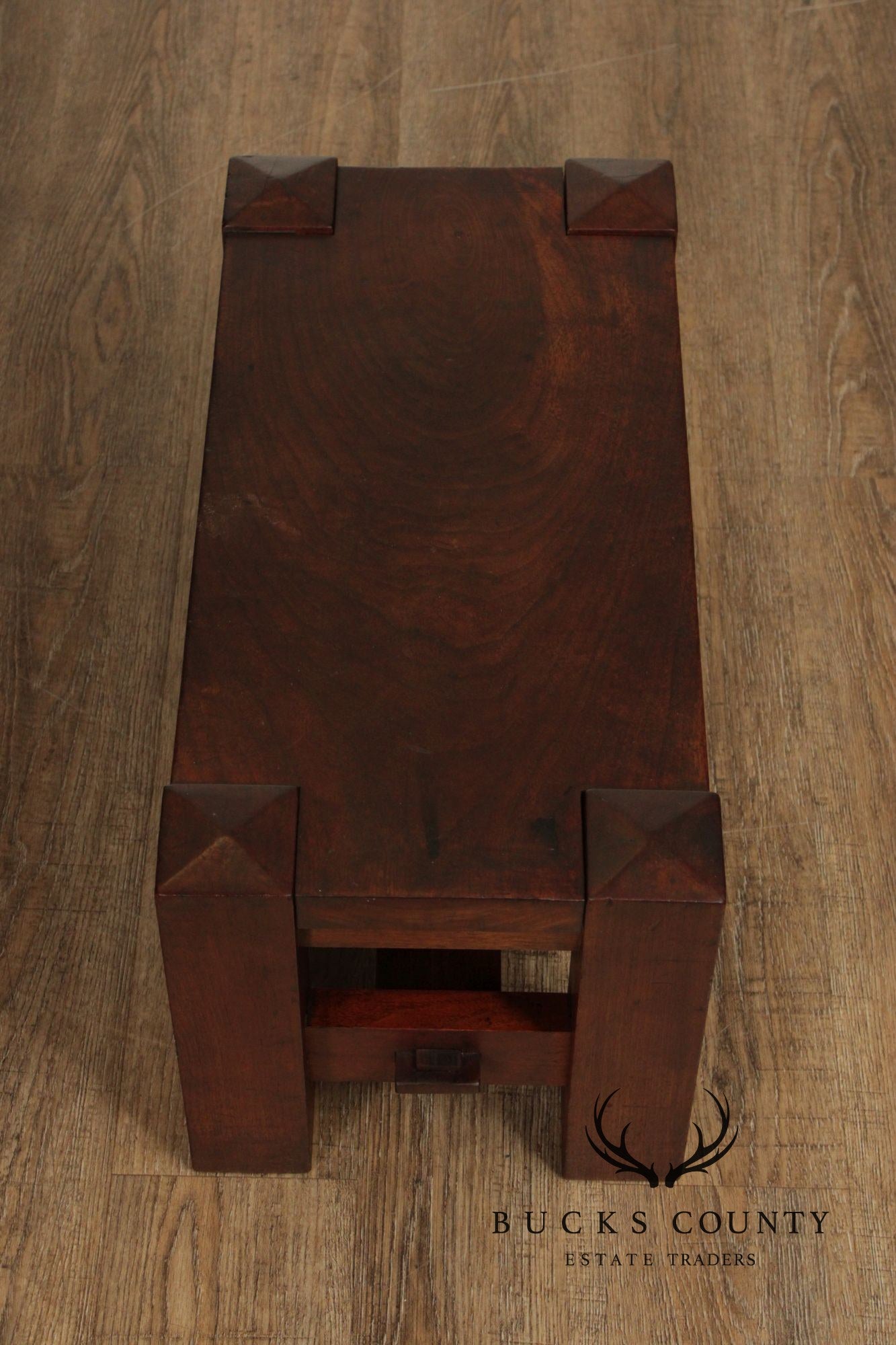 Arts and Crafts Antique Walnut Foot Stool