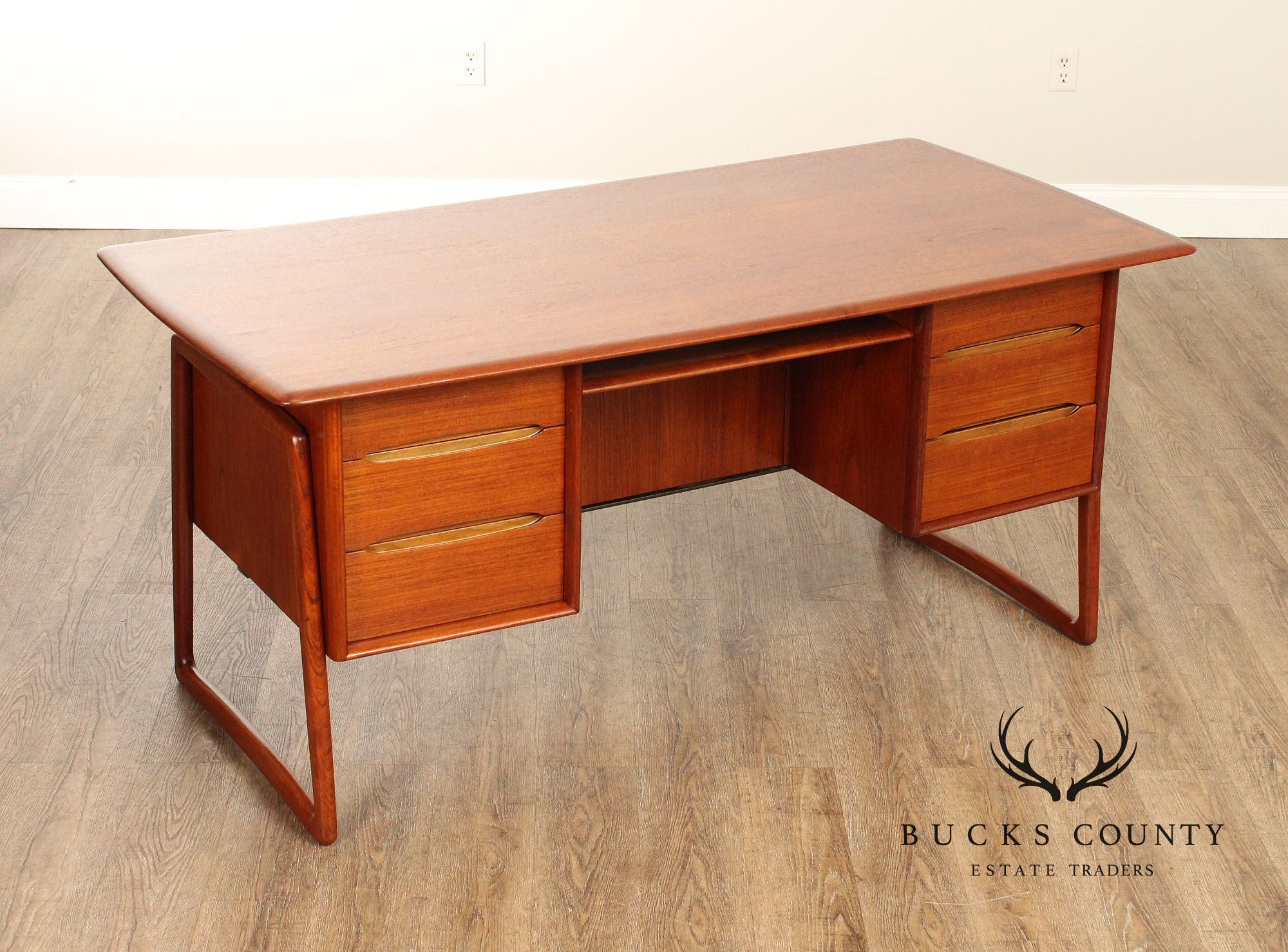 Svend Madsen Danish Modern Teak Writing Desk