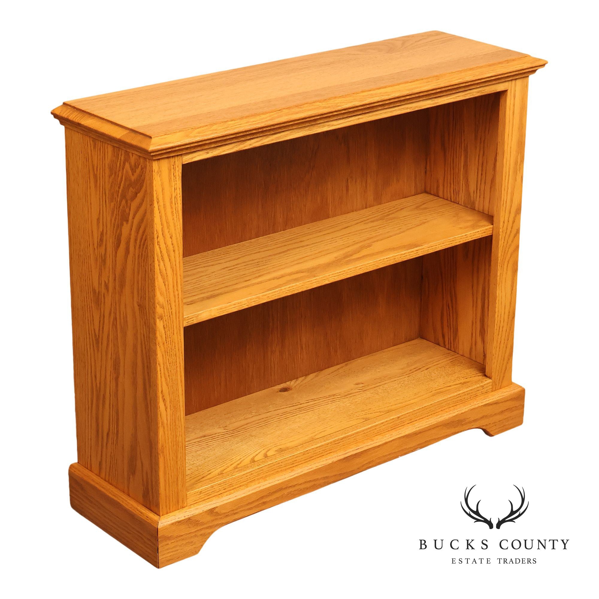 Hunt Country Furniture Oak Low Bookcase