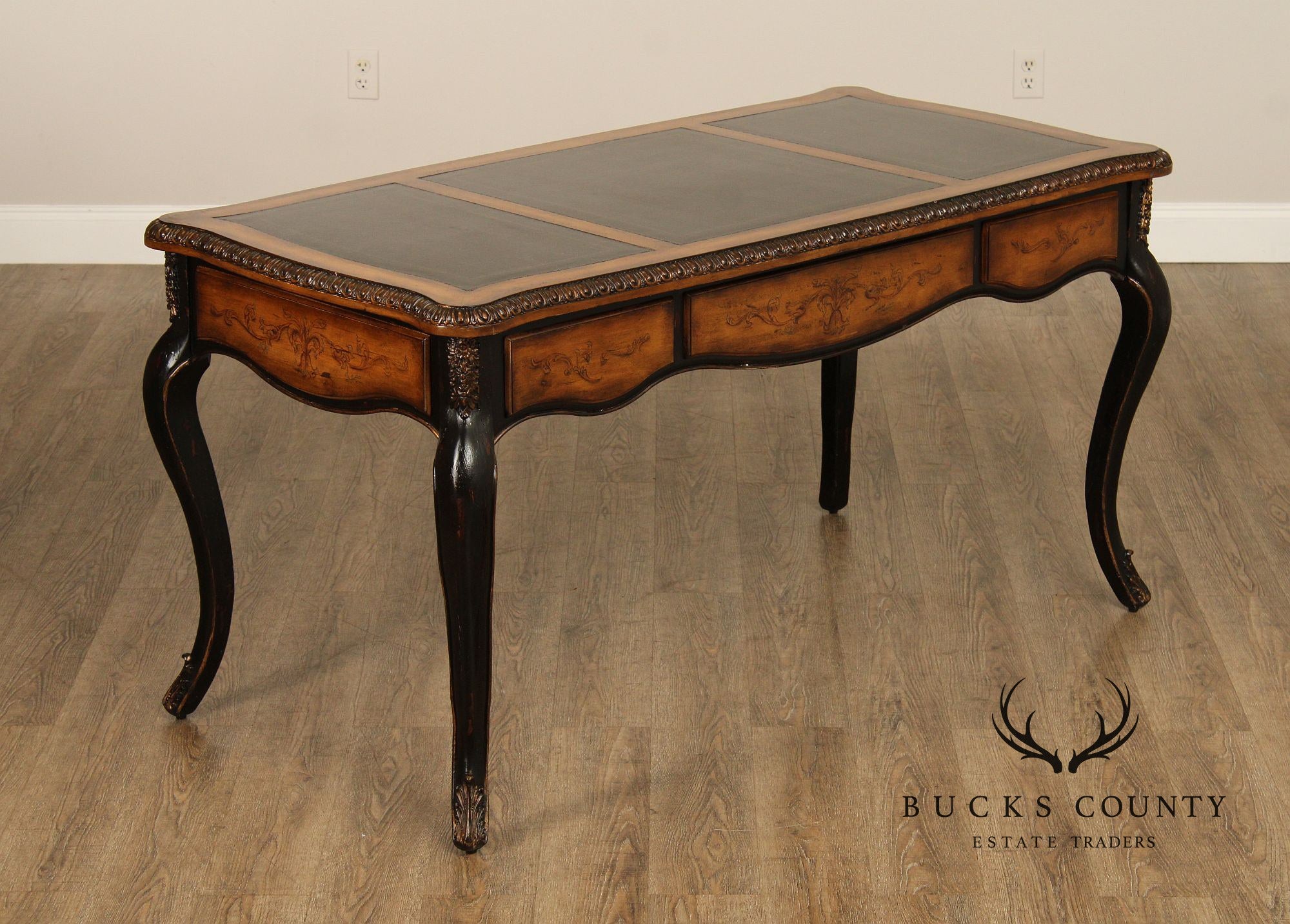 Hooker Furniture Louis XV Style Leather Top Desk