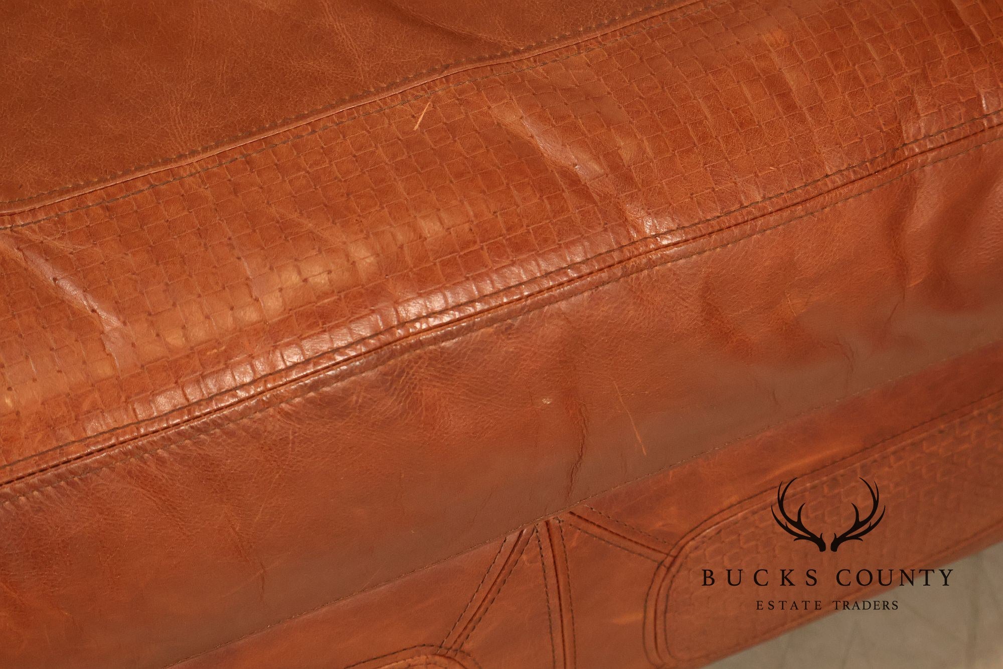 Stickley Santa Fe Leather Chair And Ottoman