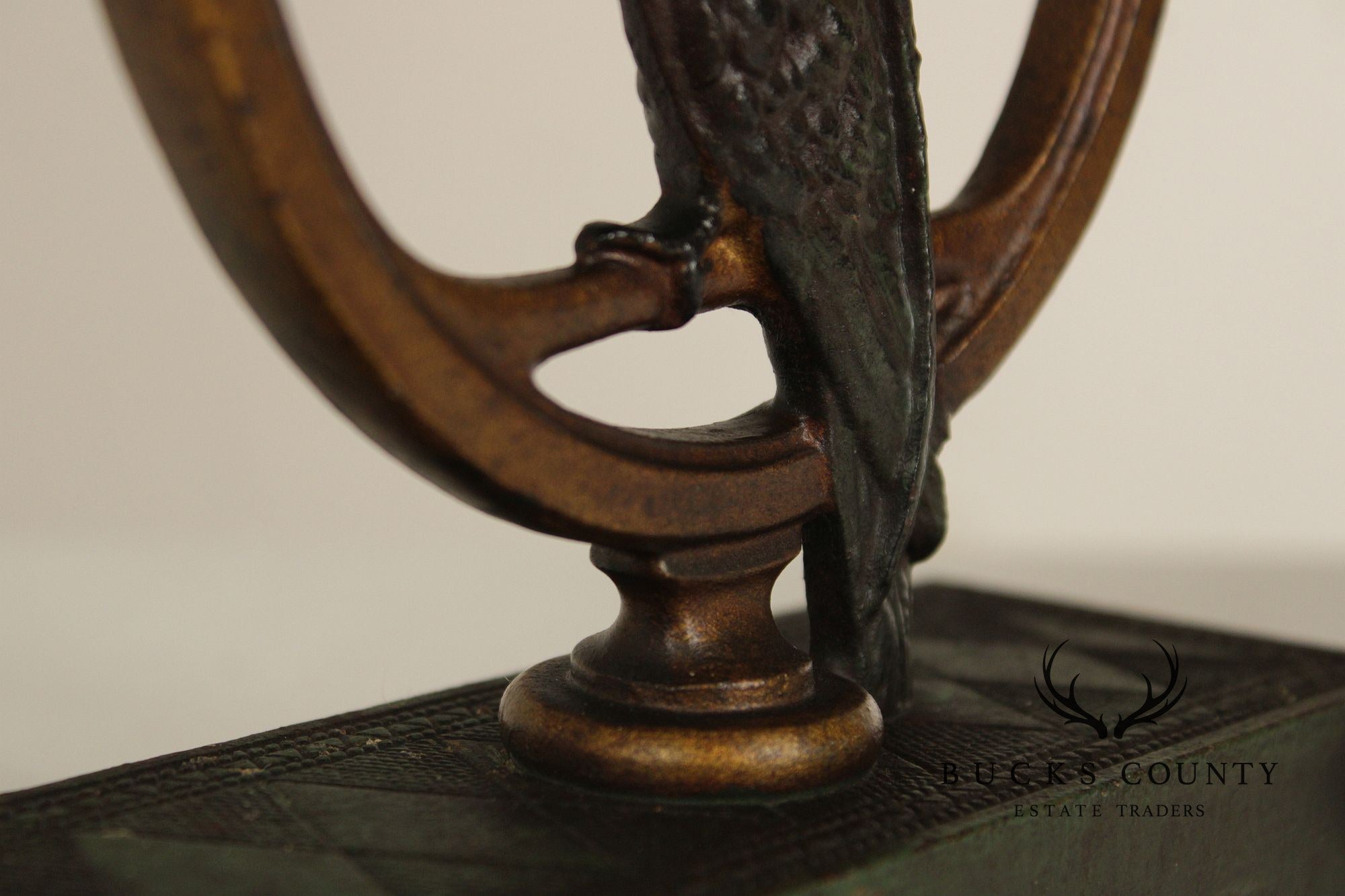 Bradley & Hubbard Art Deco Cast Iron Door Stop