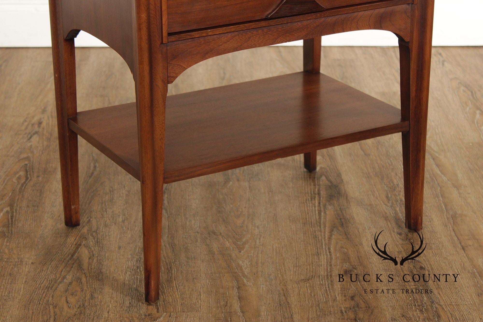 Kent Coffey 'Perspecta' Mid Century Modern Walnut Nightstand