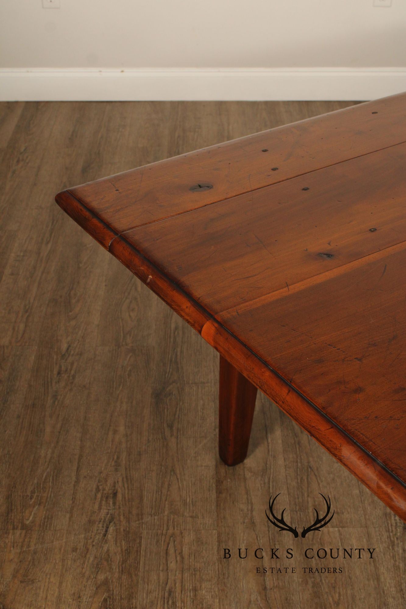 Robert Whitley Studio Handcrafted  Walnut Farmhouse Dining Table