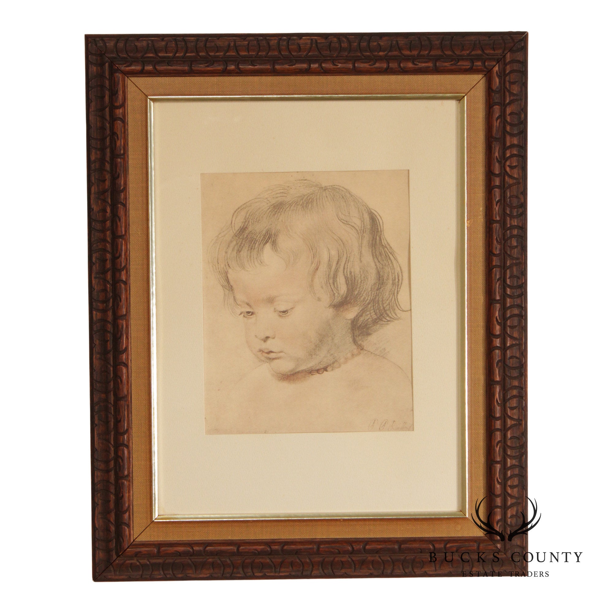 Peter Paul Rubens Framed Print, 'Portrait of a Boy'