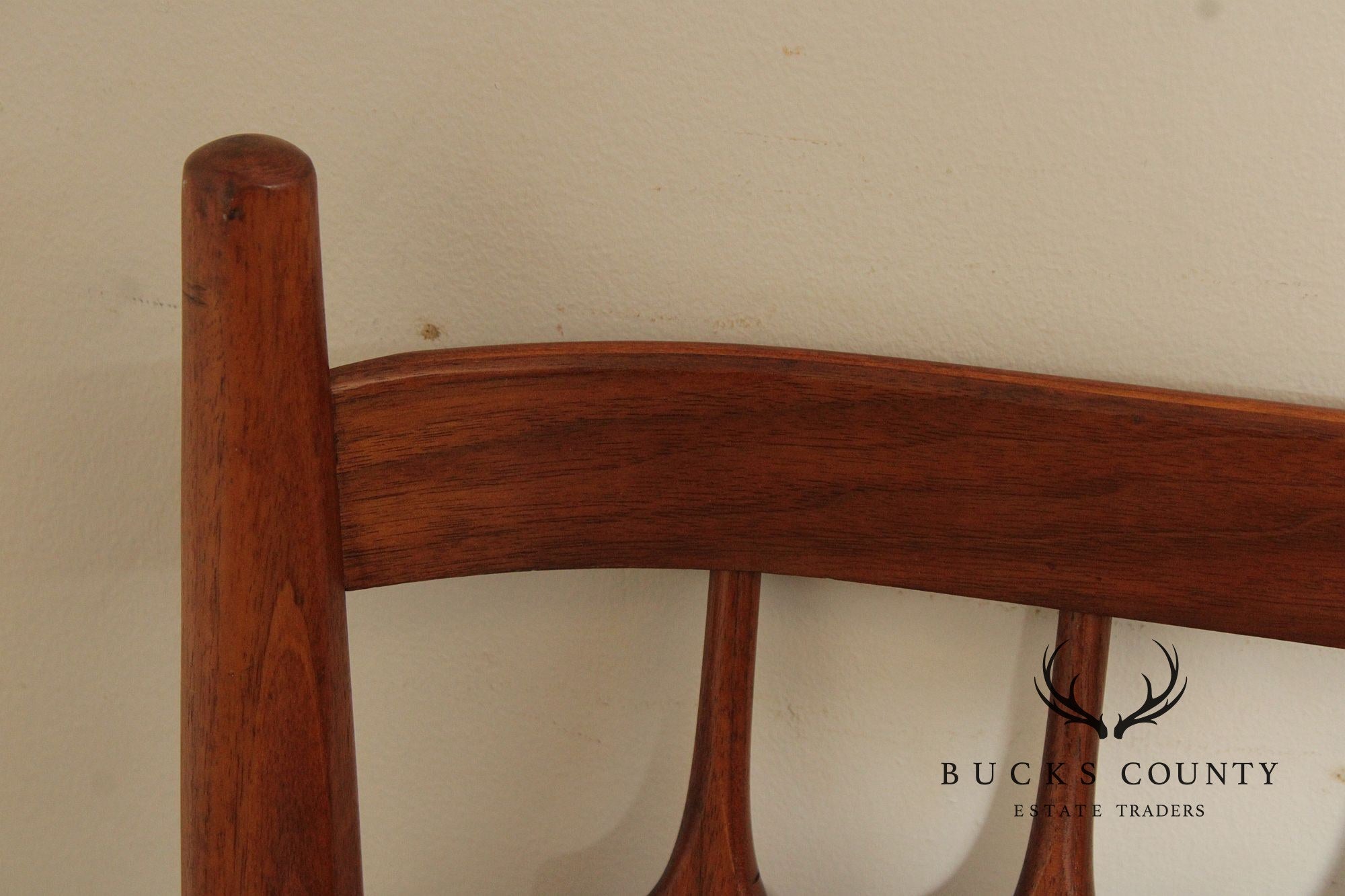 Drexel 'Declaration' Mid Century Modern Twin Walnut Headboard