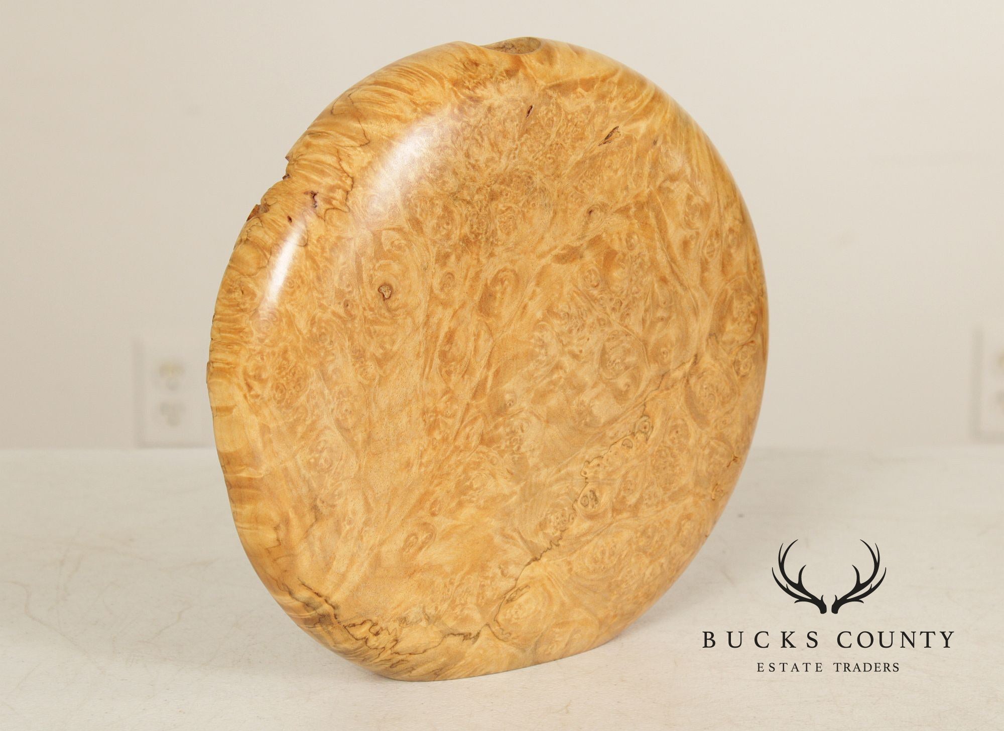 Warren Vienneau Studio Crafted Maple Burl Vase