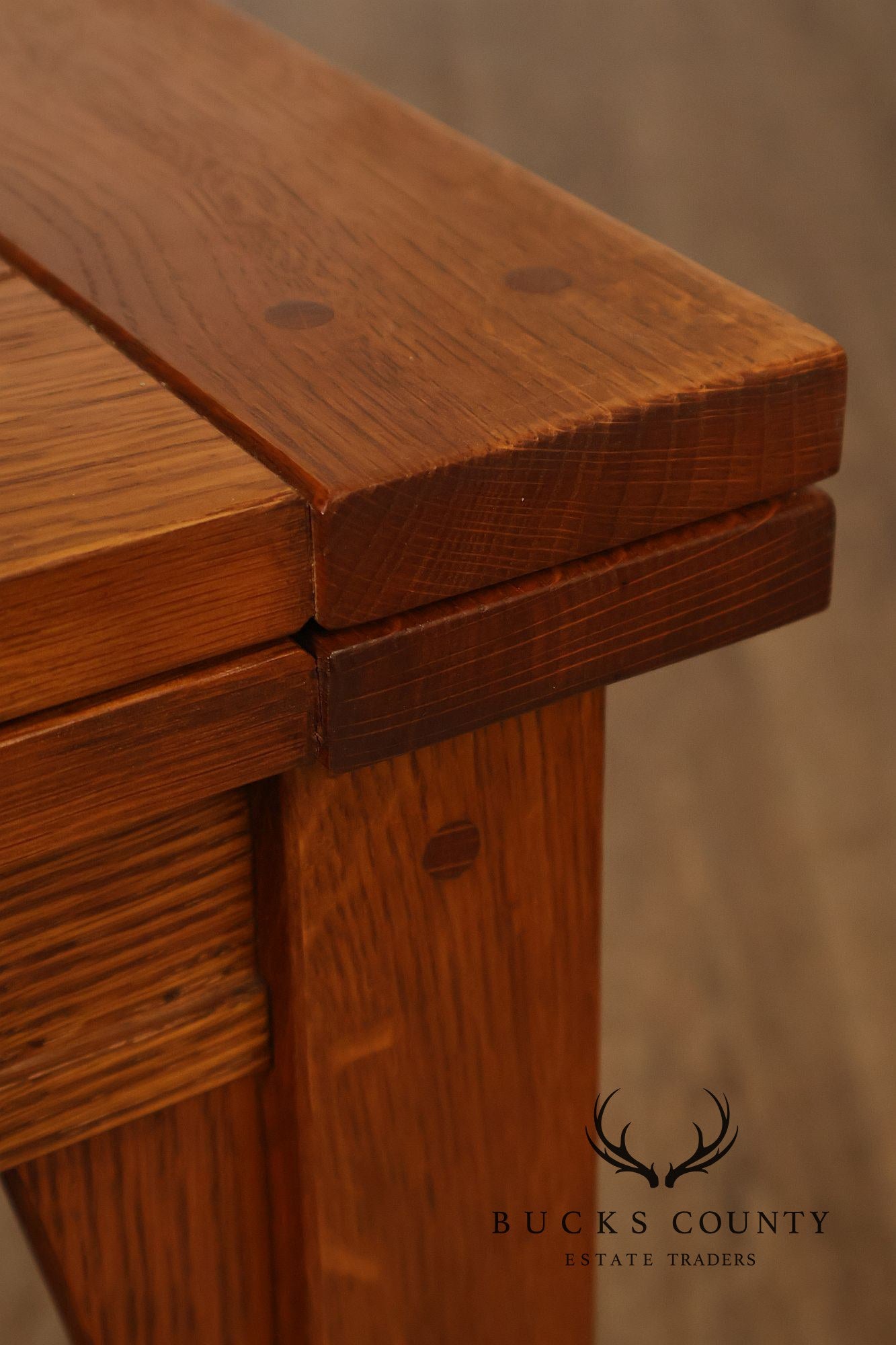 Stickley Mission Collection Oak Flip Top Dining Table