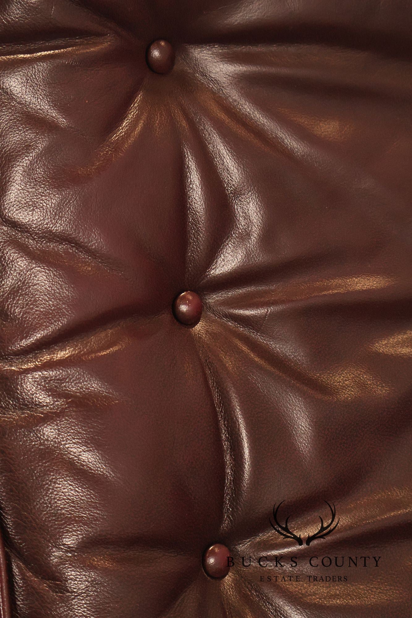 Hancock & Moore Vintage Burgundy Leather Executive Office Chair