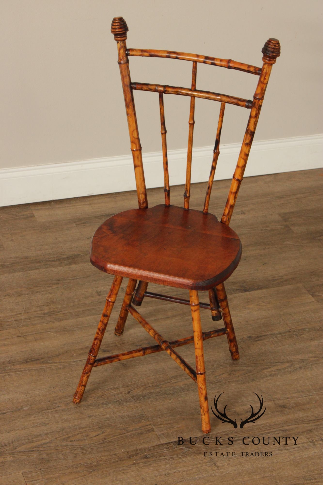 Antique Aesthetic Movement Bamboo Side Chair