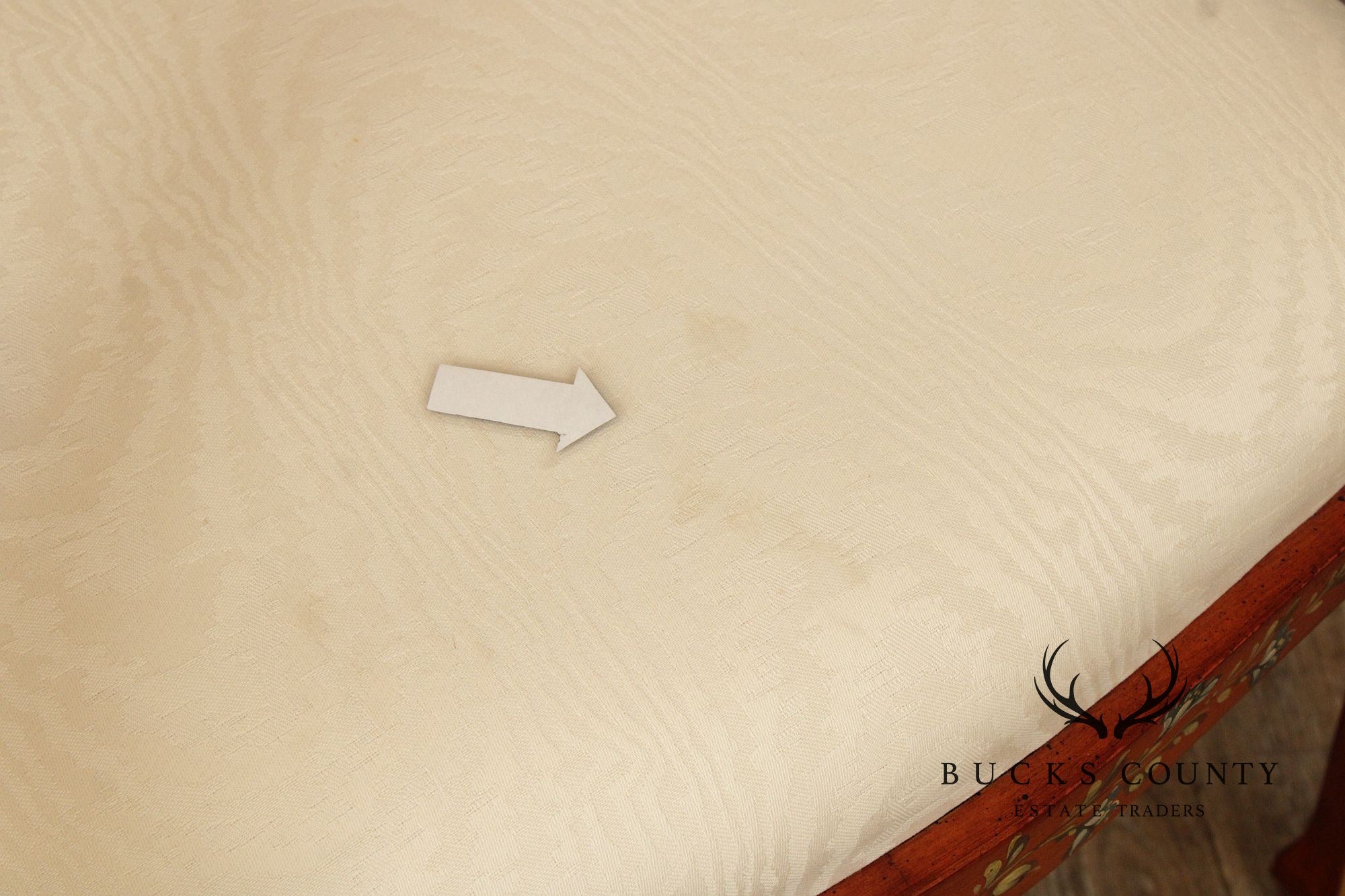 Casa Stradivari Painted Hepplewhite Style Shield Back Pair Of Armchairs