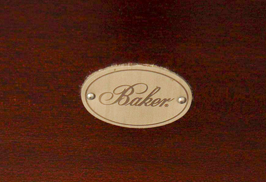 Baker Sunburst Mahogany King Size Poster Bed