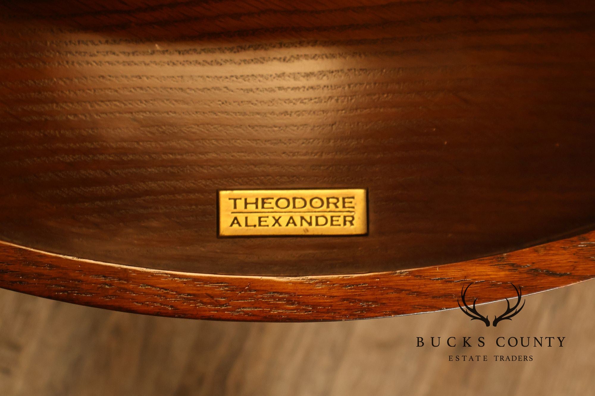 Theodore Alexander Demilune Console Cabinet