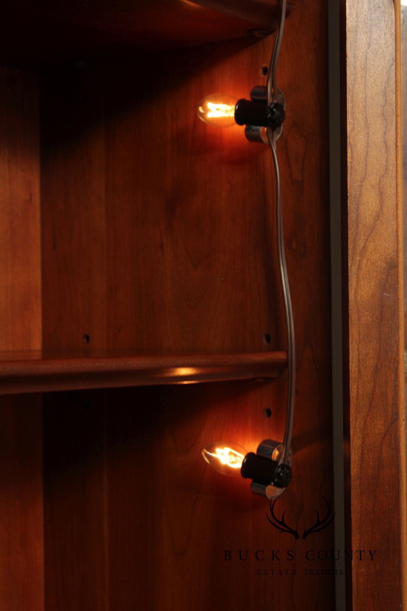 Pennsylvania House Cherry Chippendale Style China Cabinet