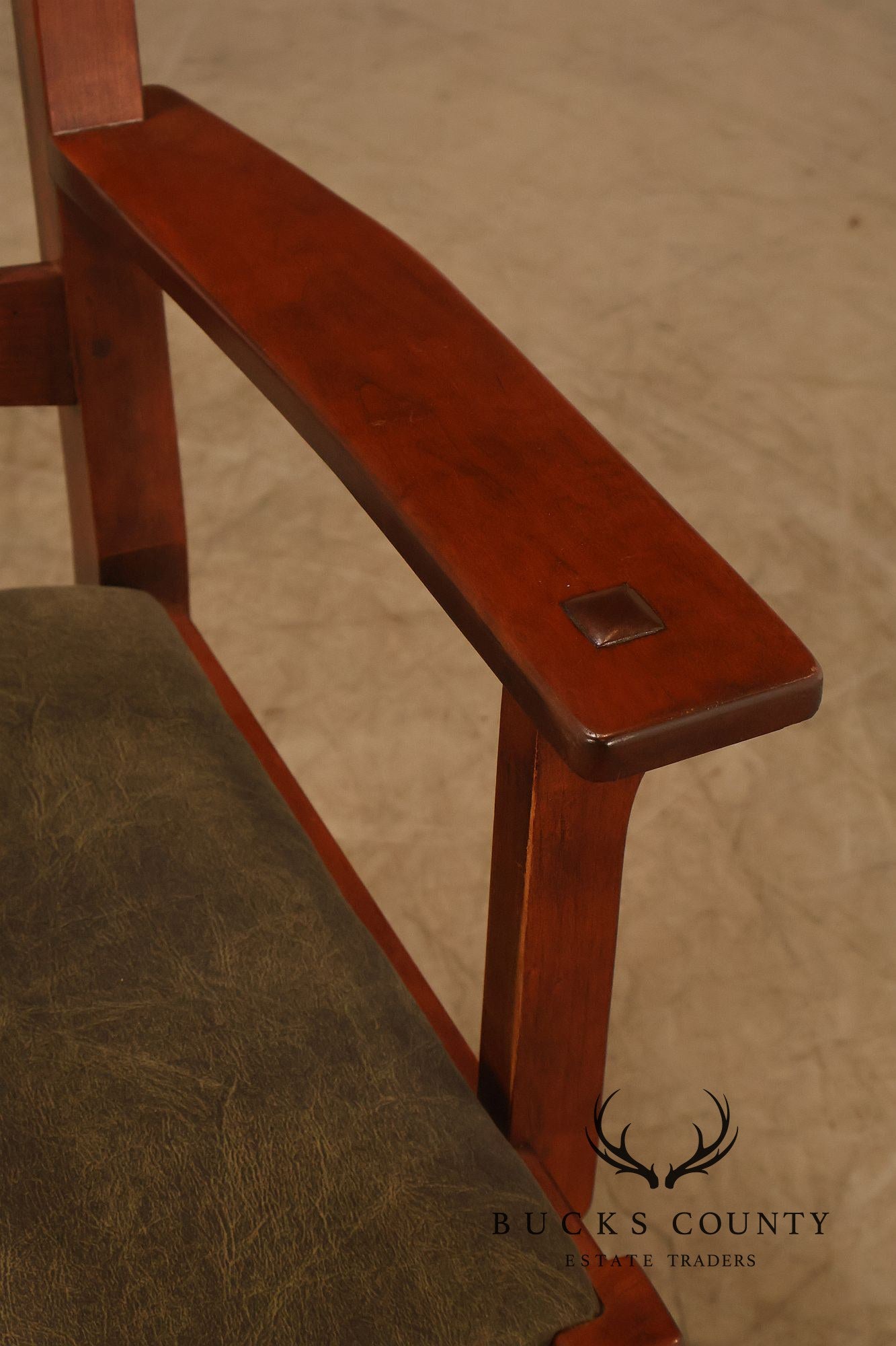 Stickley Mission Collection Cherry Swivel Office Chair