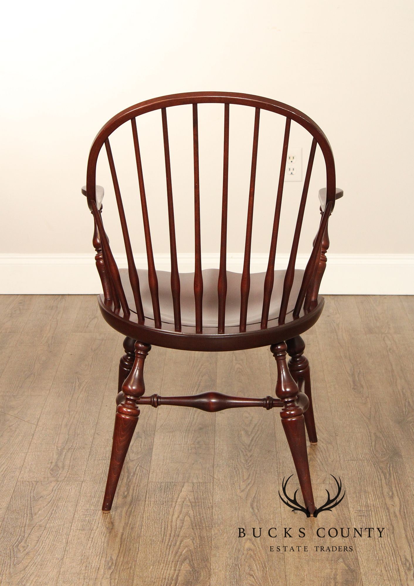 E.R. Buck Solid Maple Windsor Armchair