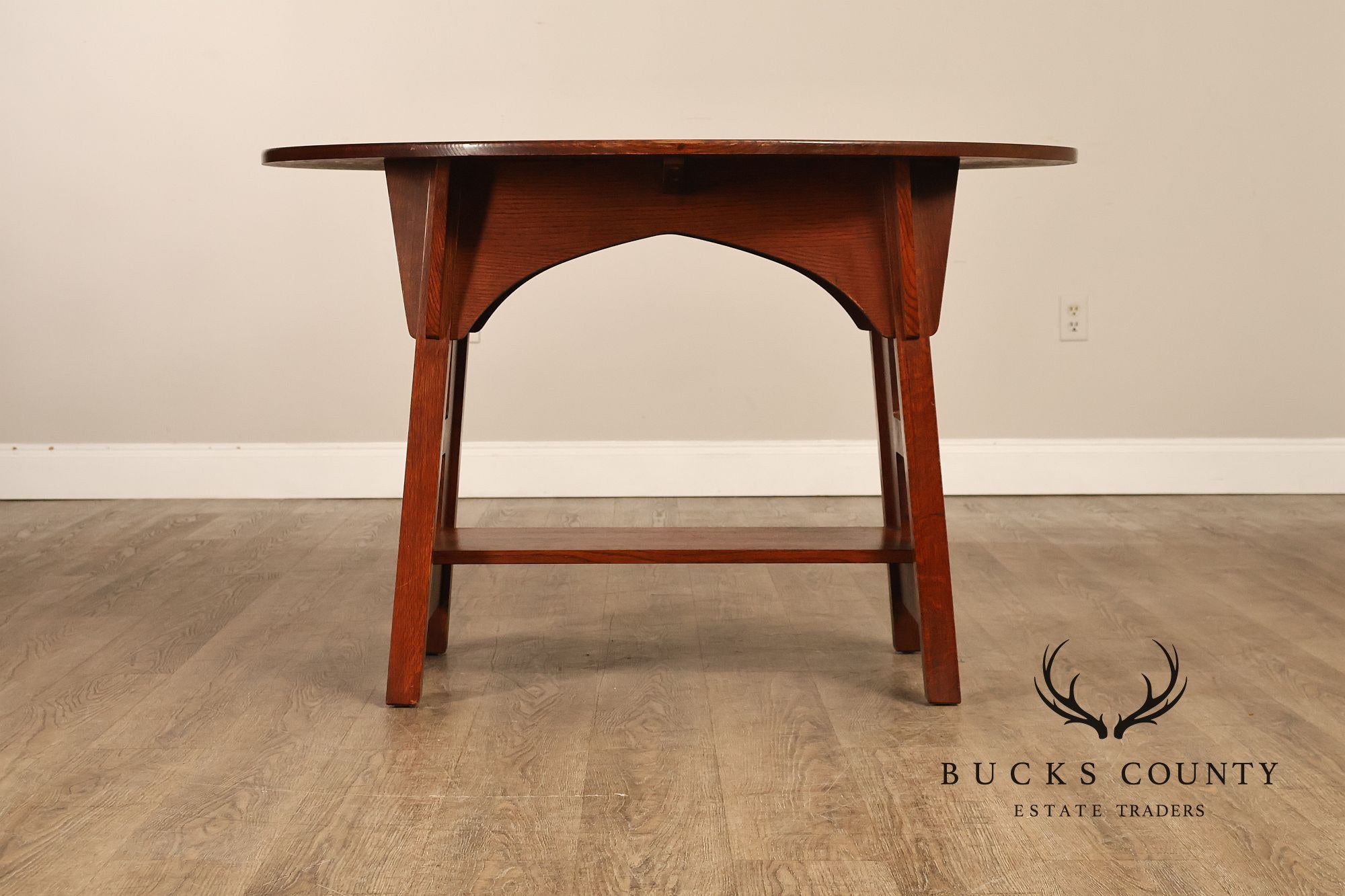 Stickley Mission Collection Oak Limbert Library Table