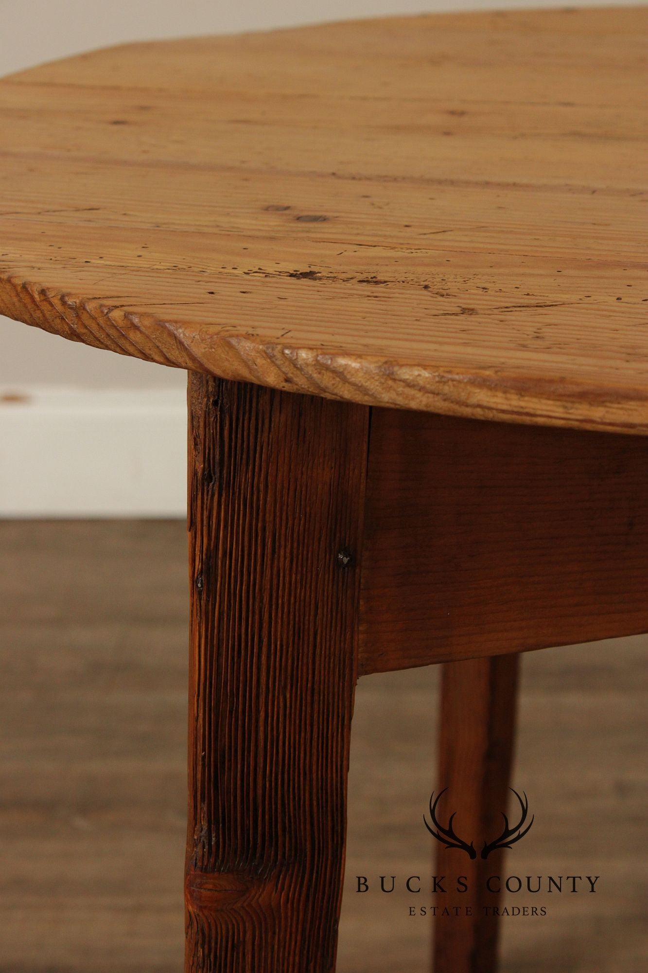 Antique English Pine Cricket Table