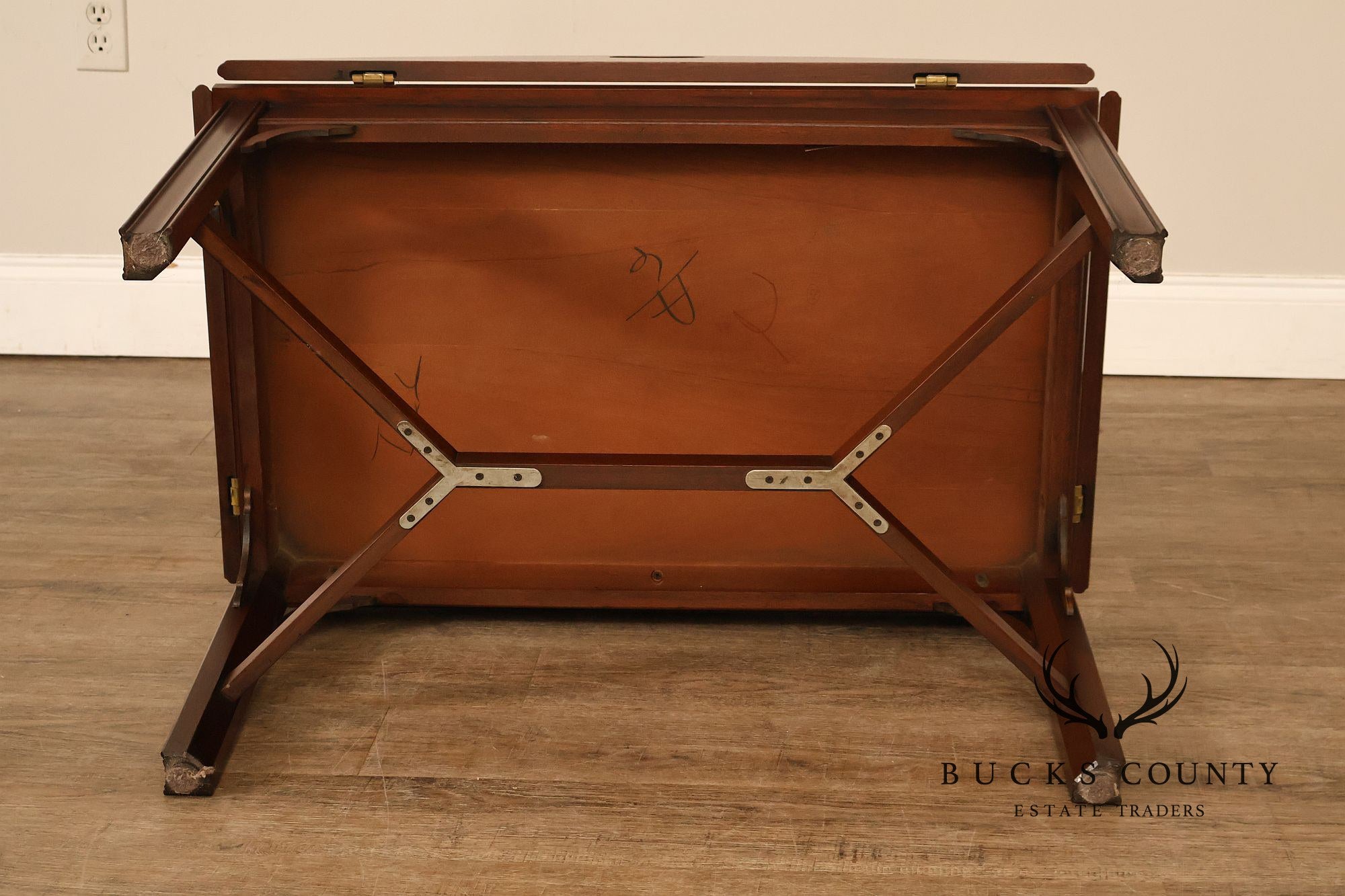 Henkel Harris Mahogany Butler’s Tray Coffee Table