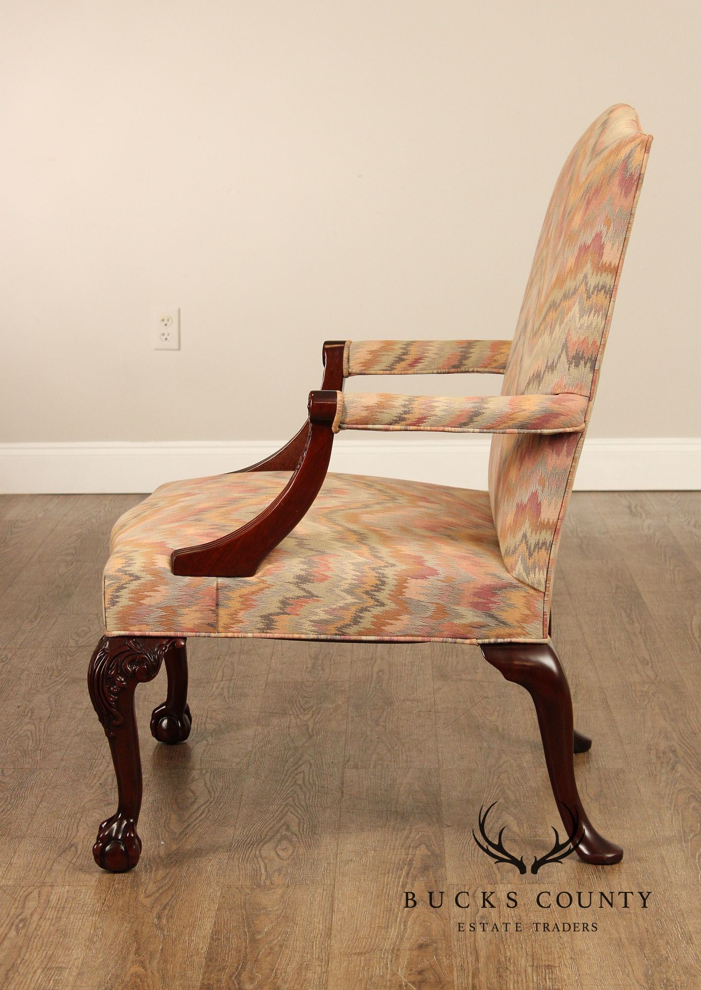 Hickory Chair Co. Chippendale Style Mahogany Armchair