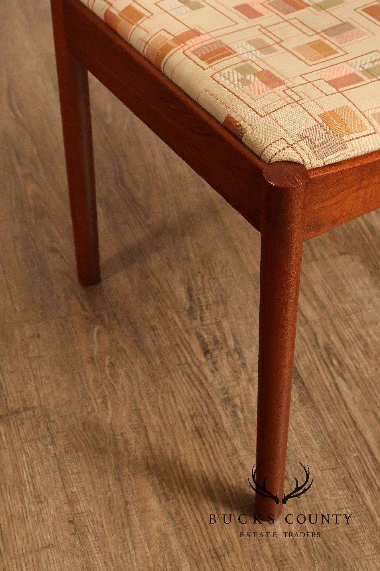 Danish Modern Set Of Eight Compatible Teak Dining Chairs