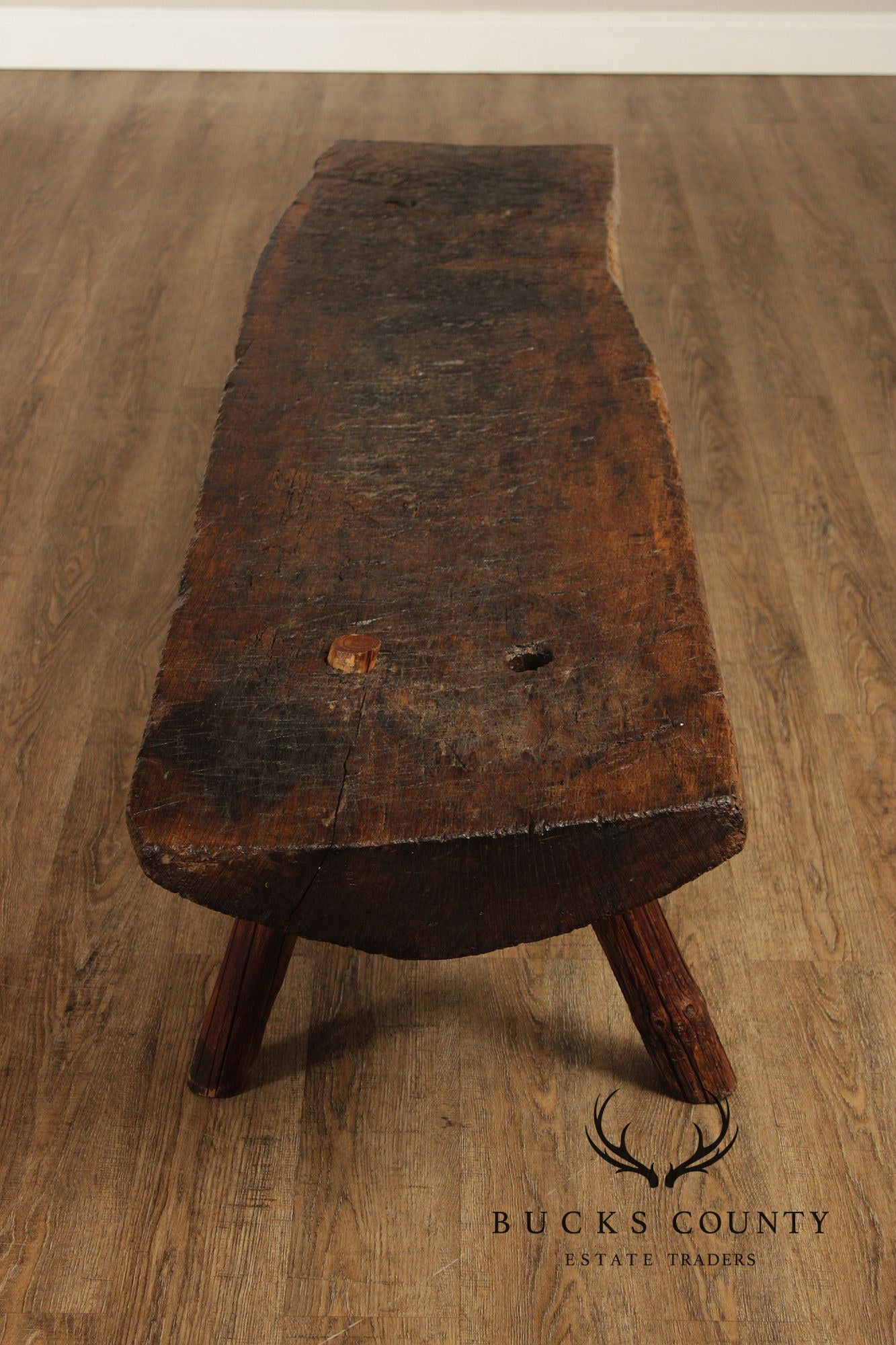 Antique Rustic Long Pig Bench
