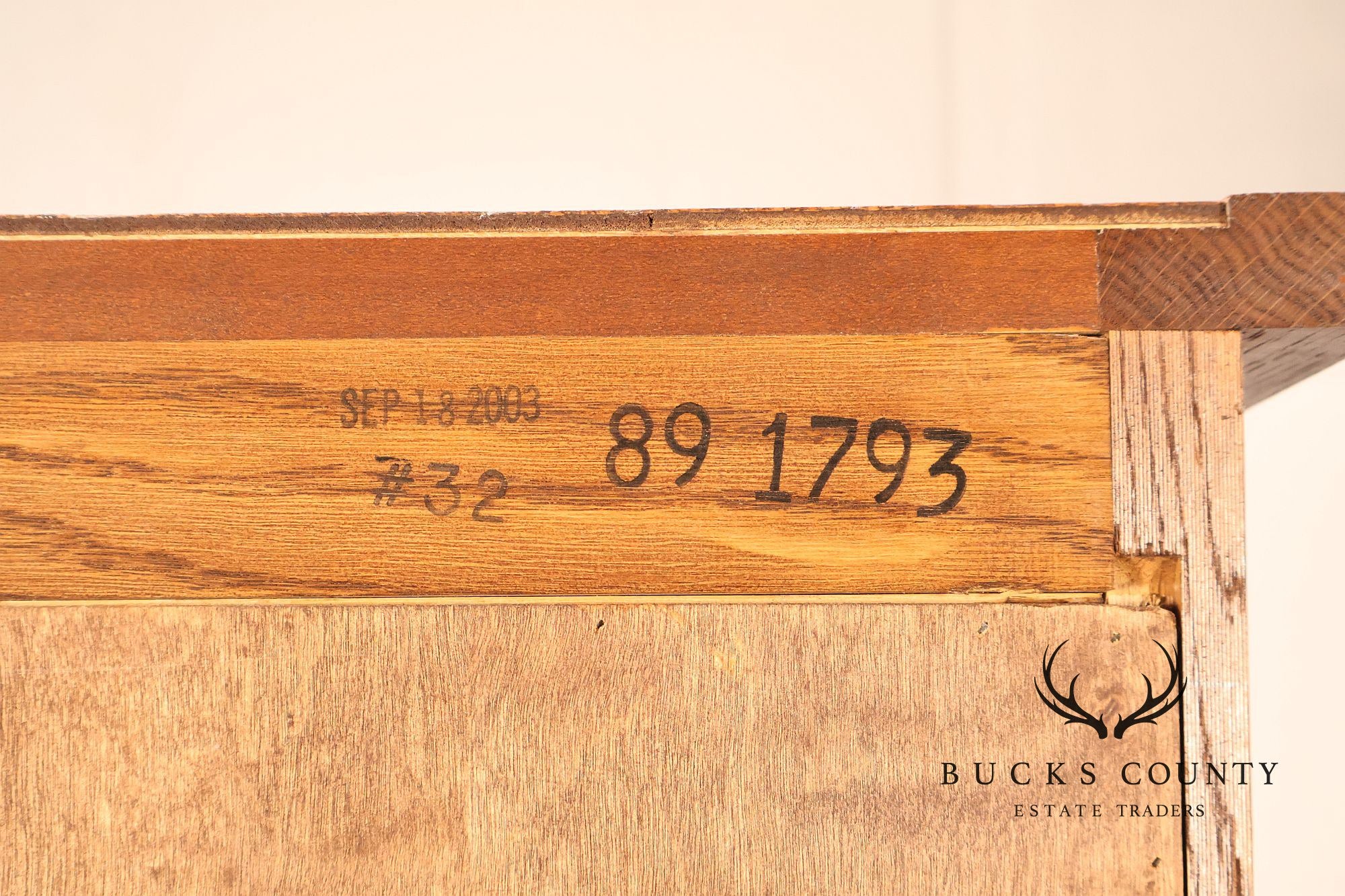 Stickley Mission Collection Oak Harvey Ellis Inlaid China Cabinet