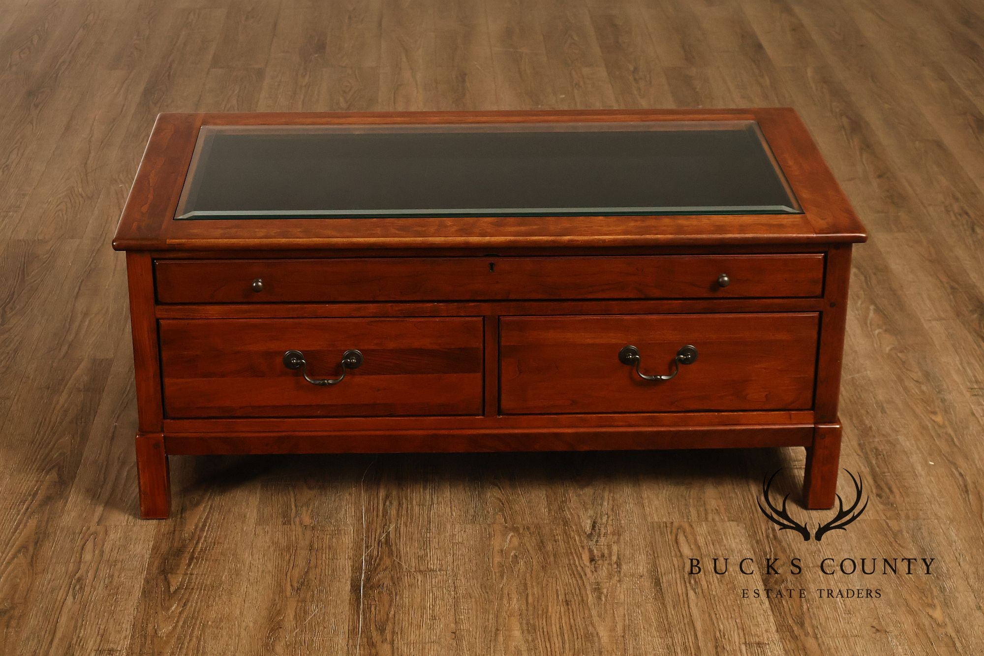 Lexington Bob Timberlake Glass Top Cherry Coffee Table