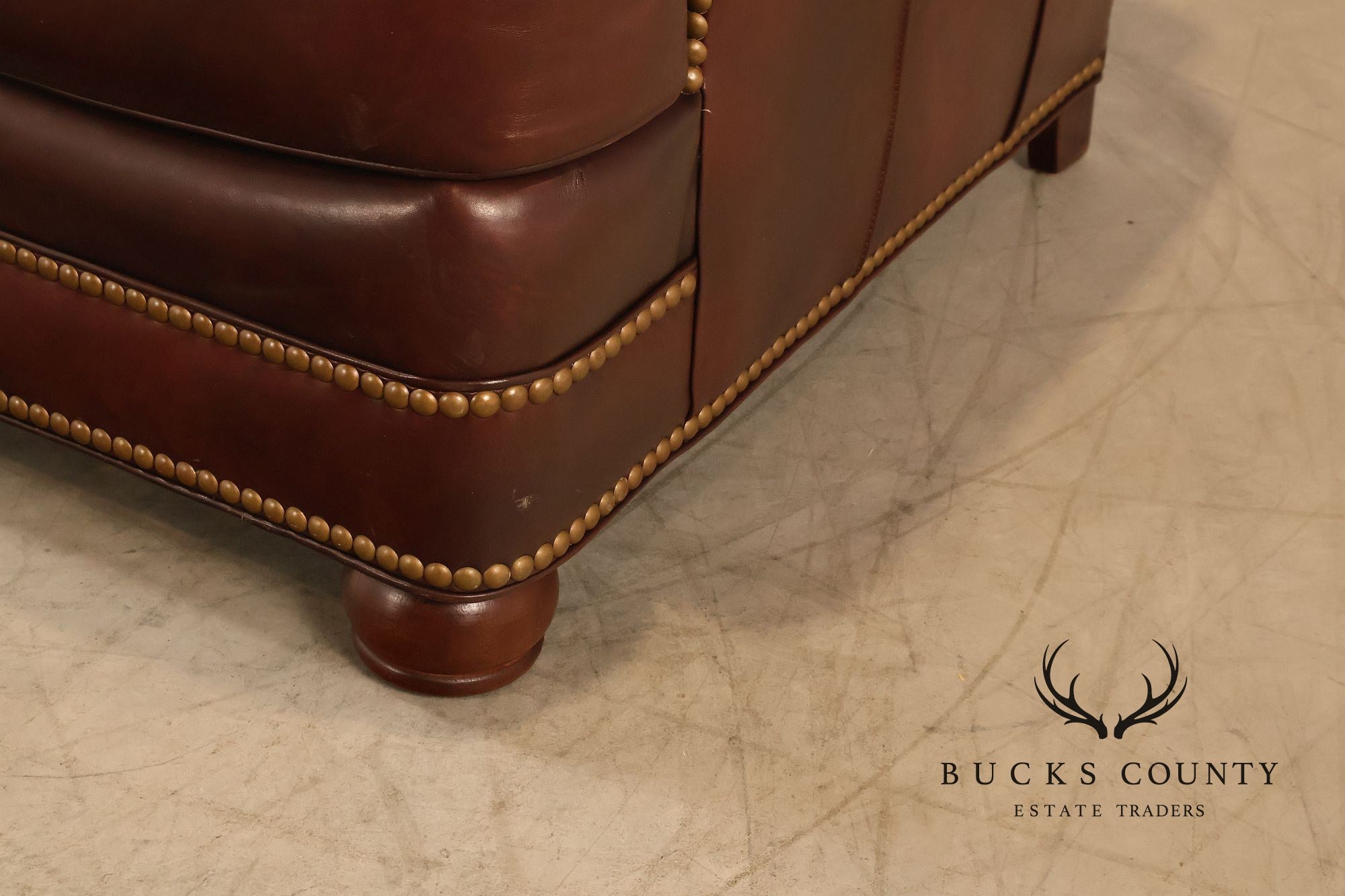Hancock & Moore Traditional Leather Sofa