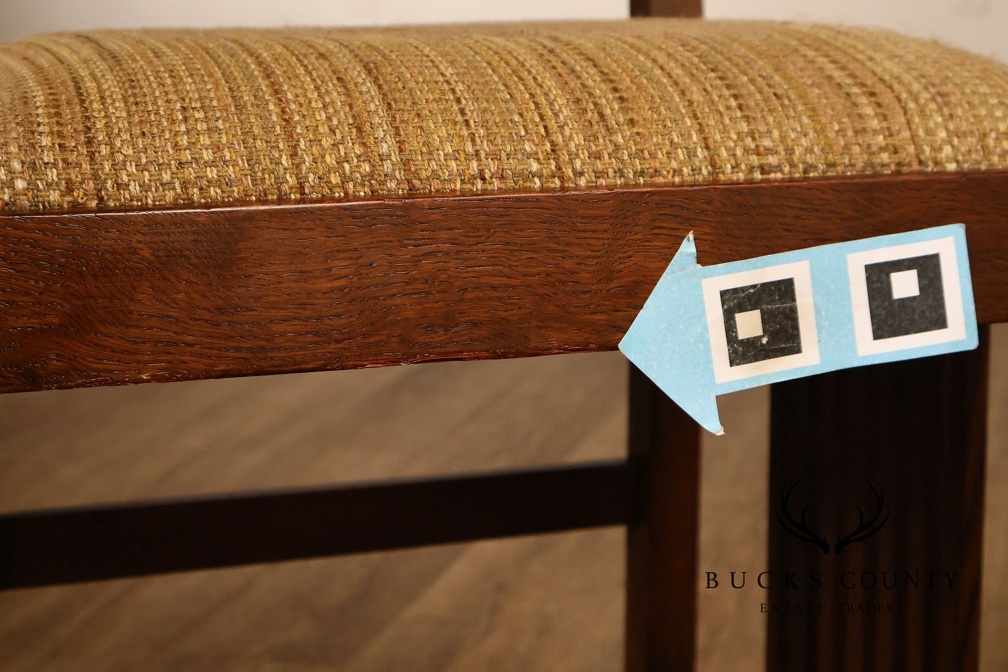 Stickley Mission Collection Pair of Oak Spindle Side Dining Chairs