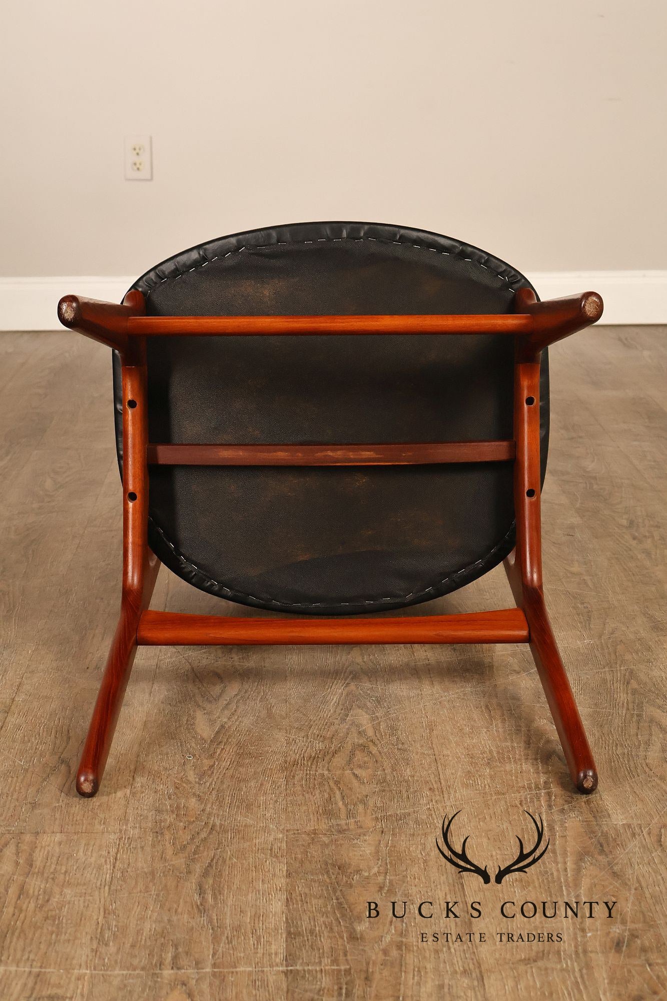 Danish Mid Century Modern Erik Buch Teak Desk Chair