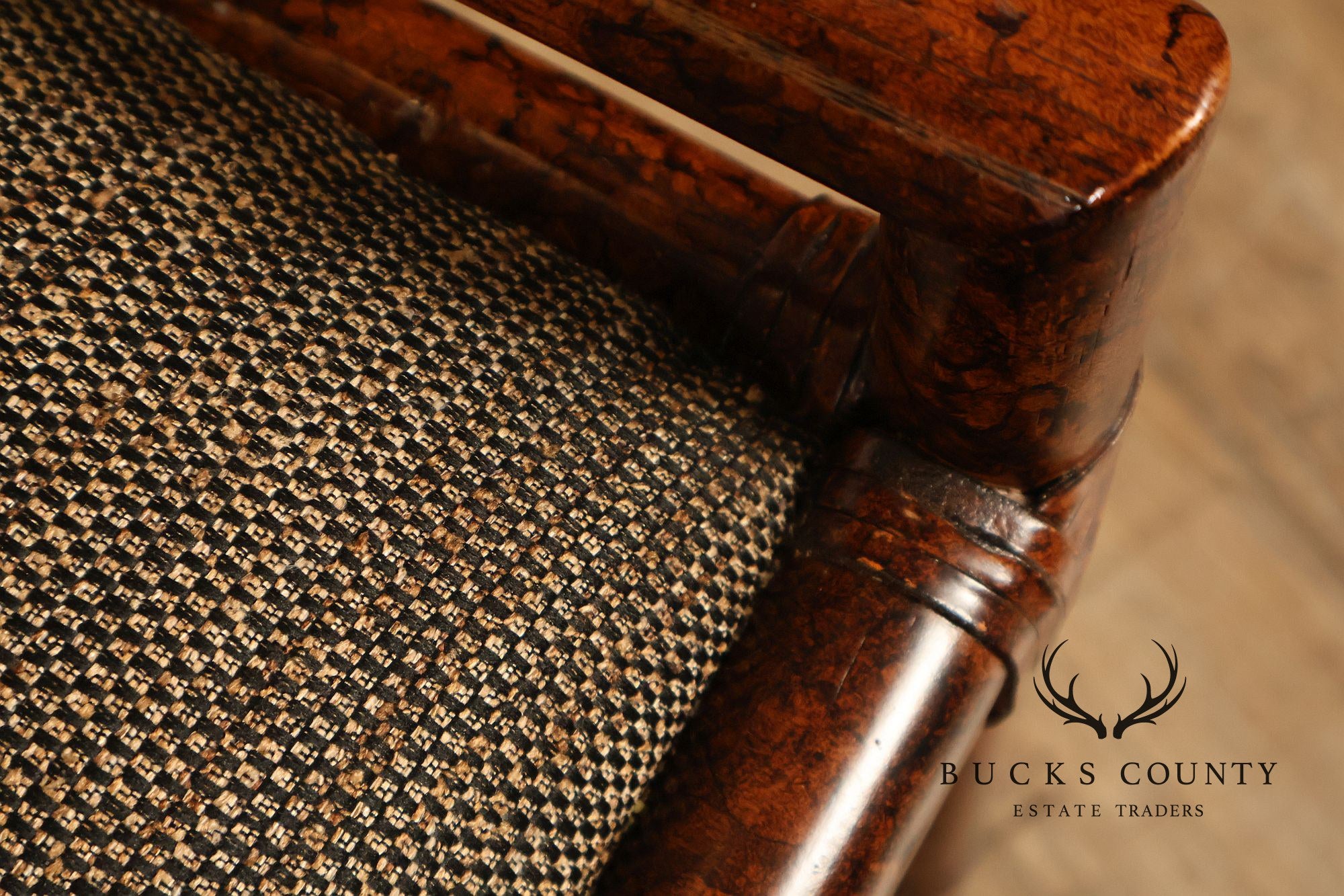 Ficks Reed Set of Four Woven Rattan Dining Chairs