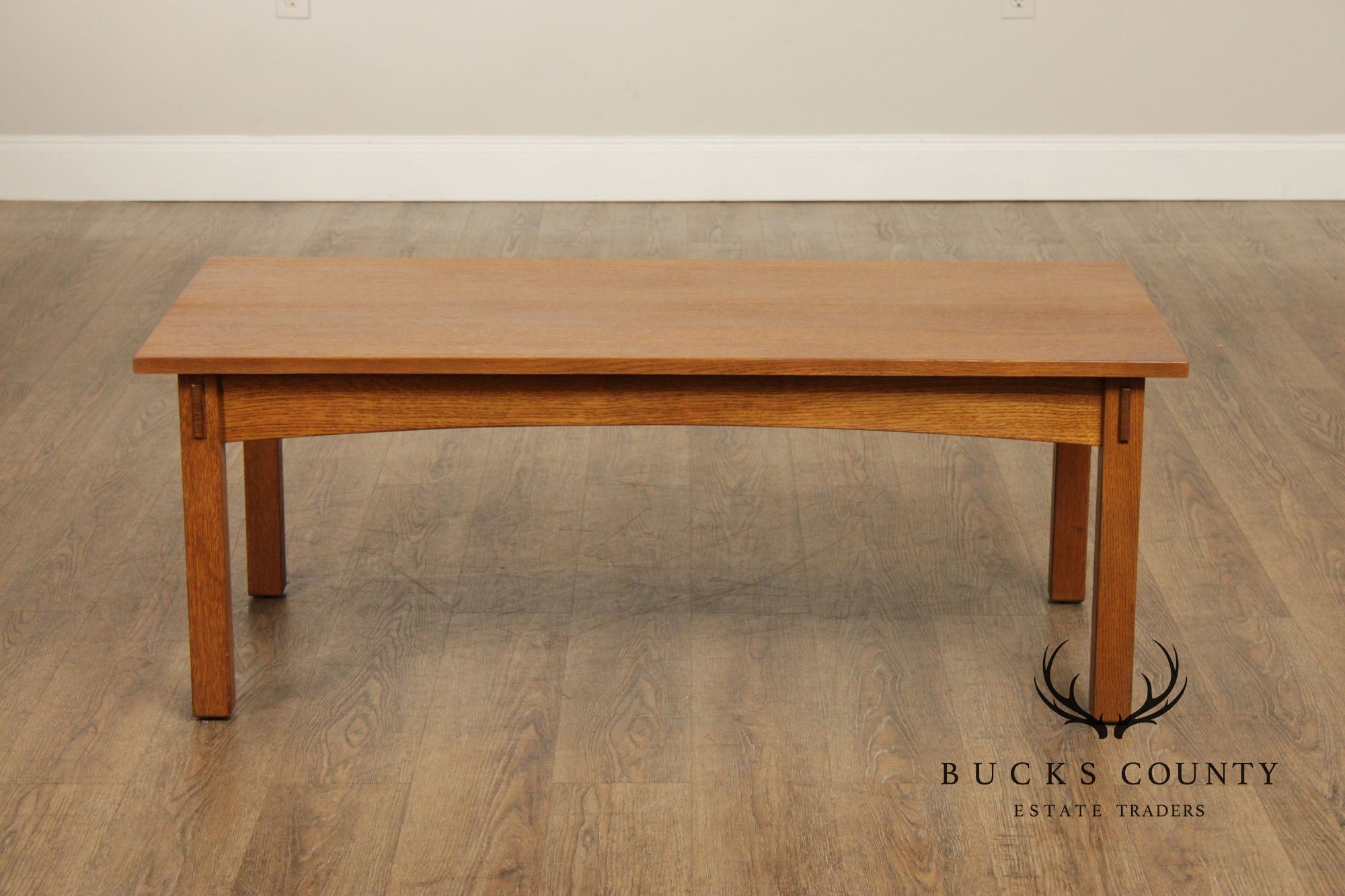 Stickley Mission Collection Oak Coffee Table