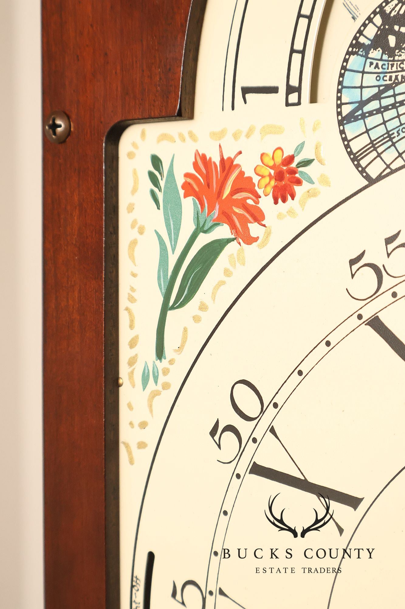 Sligh John Goddard Cherry Newport Tall Cased Grandfather Clock