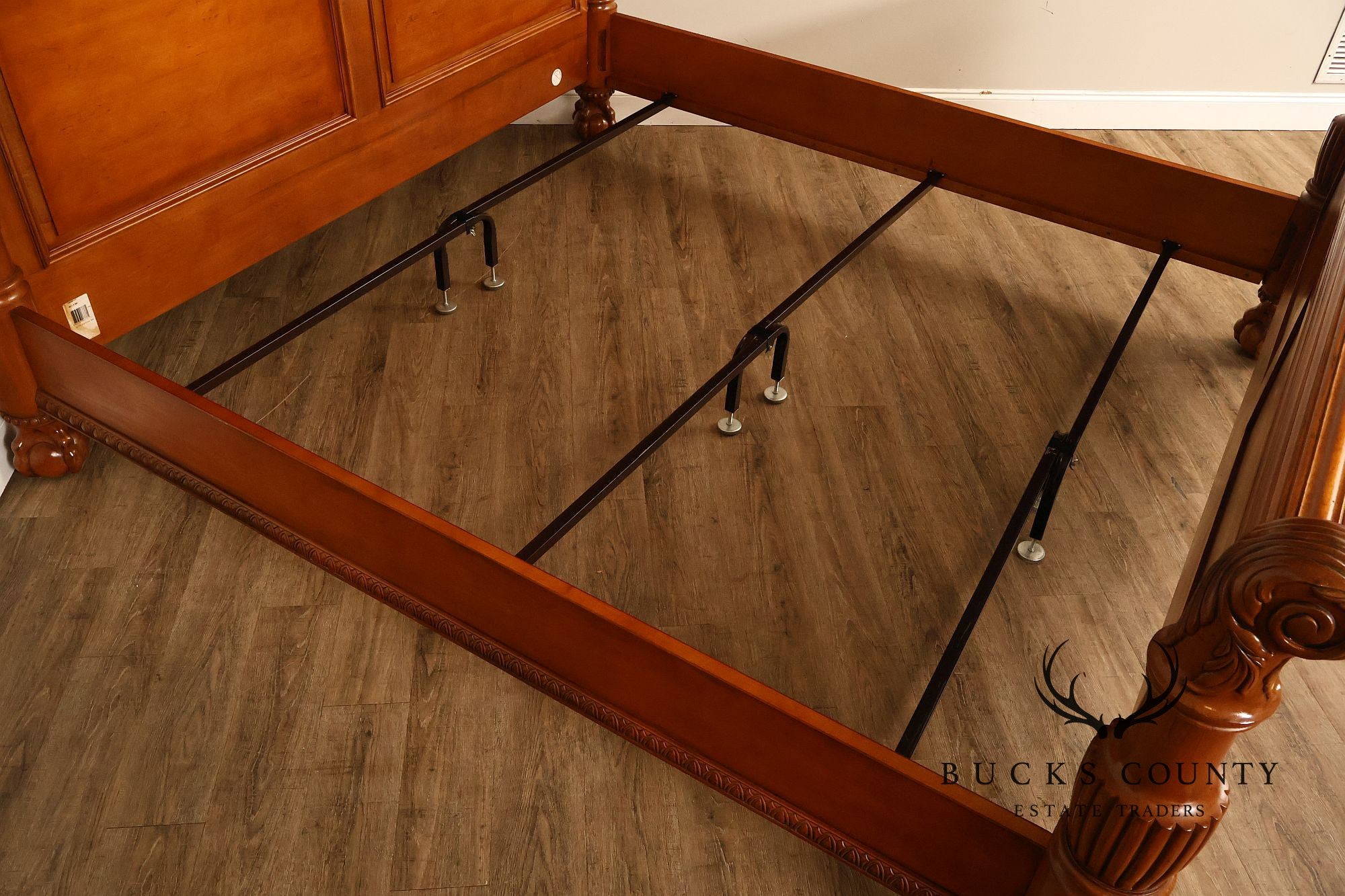 Century Furniture Continental Style King Size Sleigh Bed