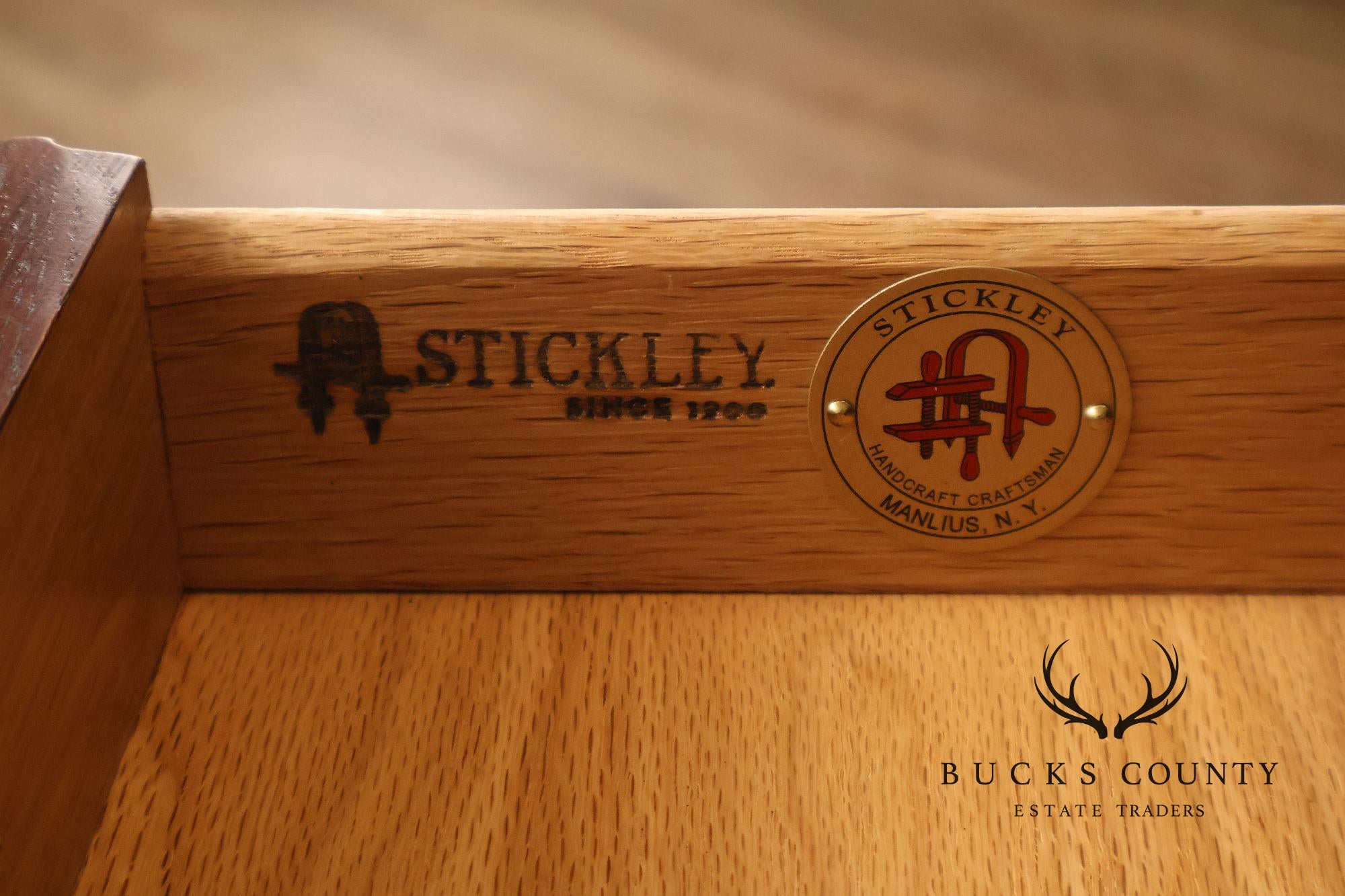 Stickley Mission Collection Oak Sofa Table