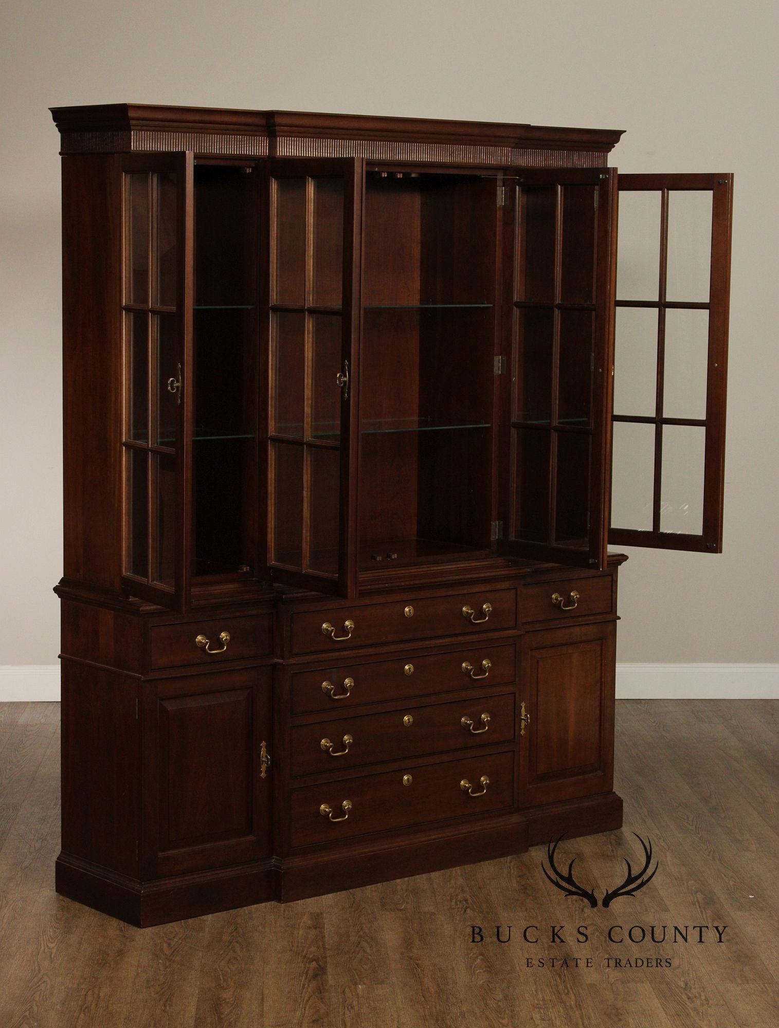 Stickley Traditional Cherry China Cabinet