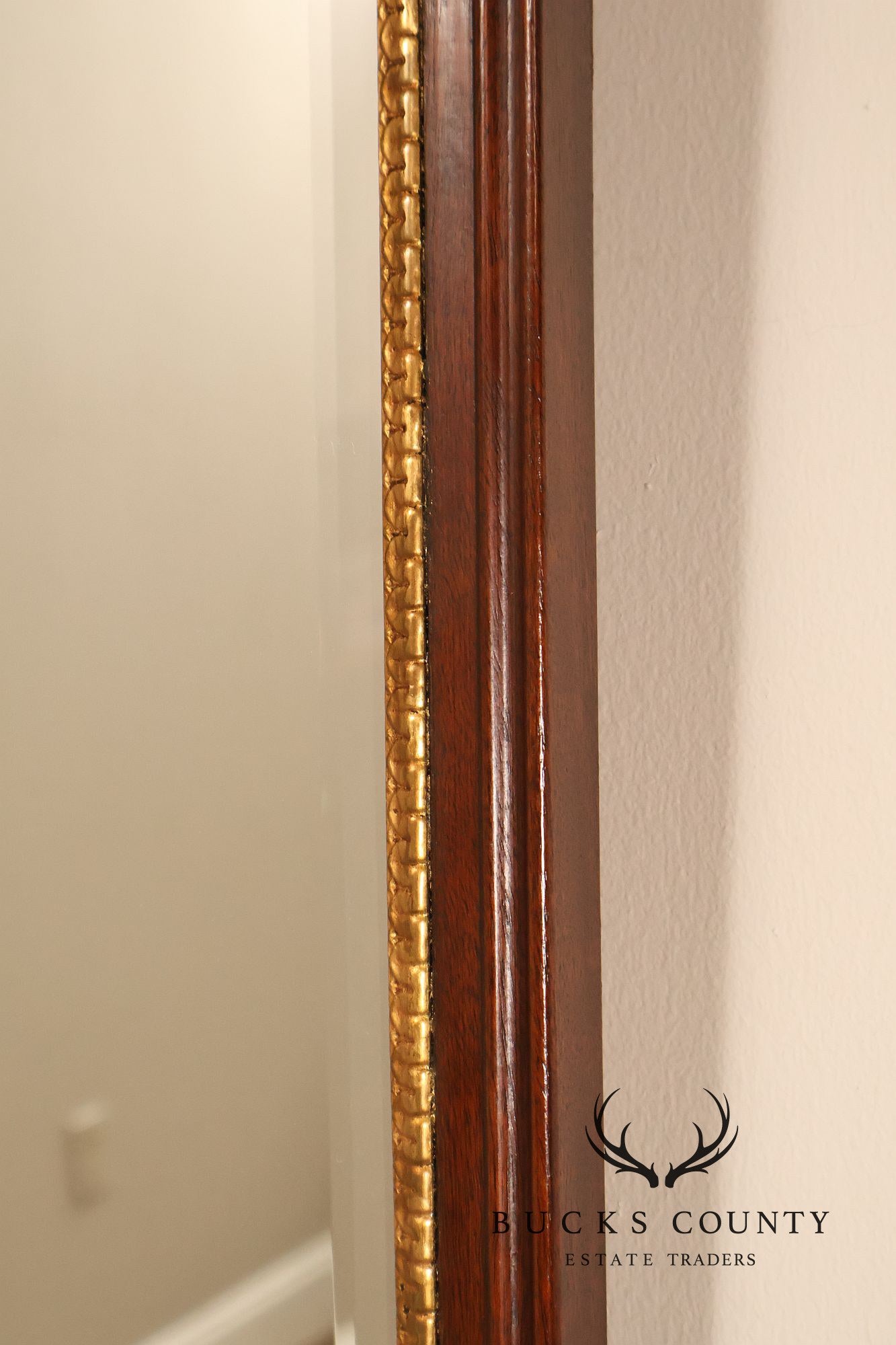 Henkel Harris Chippendale Style Mahogany Wall Mirror