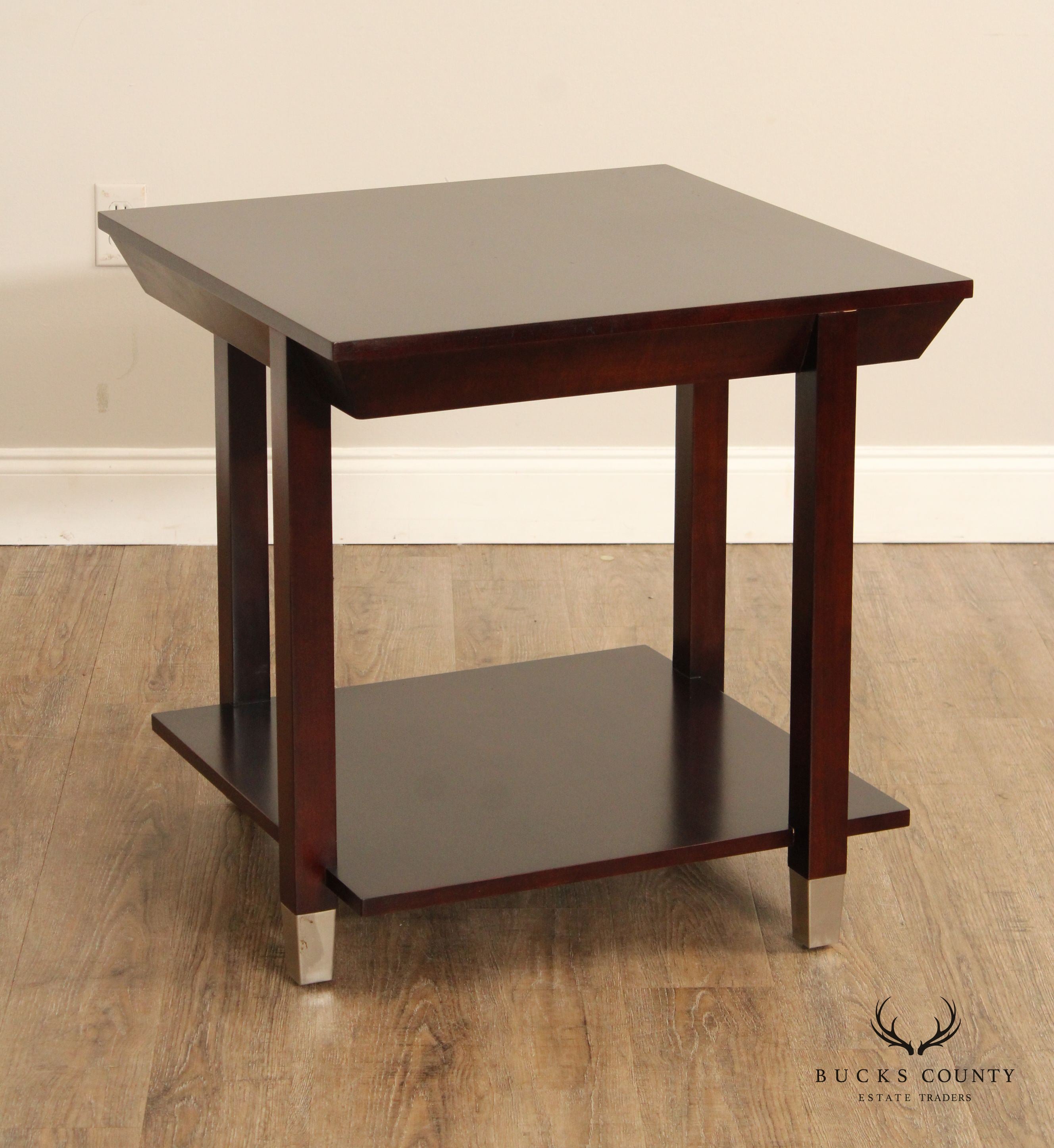 CTH Sherrill Occasional Contemporary Pair of End Tables