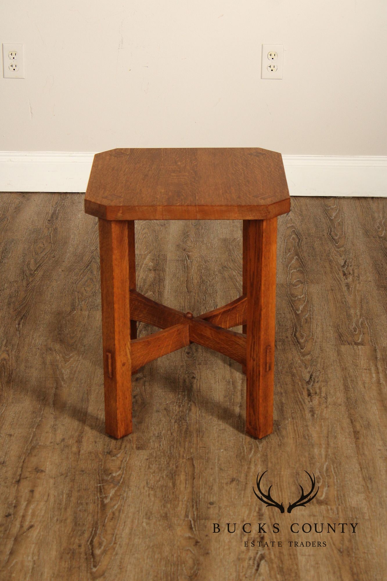 Stickley Mission Collection Oak Tabouret
