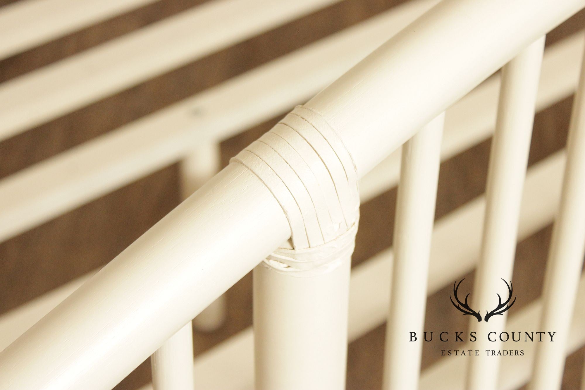 Serena & Lily King Size Cassia Rattan Bed Frame