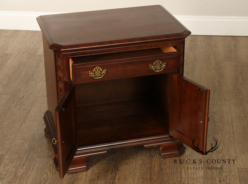 Pennsylvania House Chippendale Style Cherry Nightstand