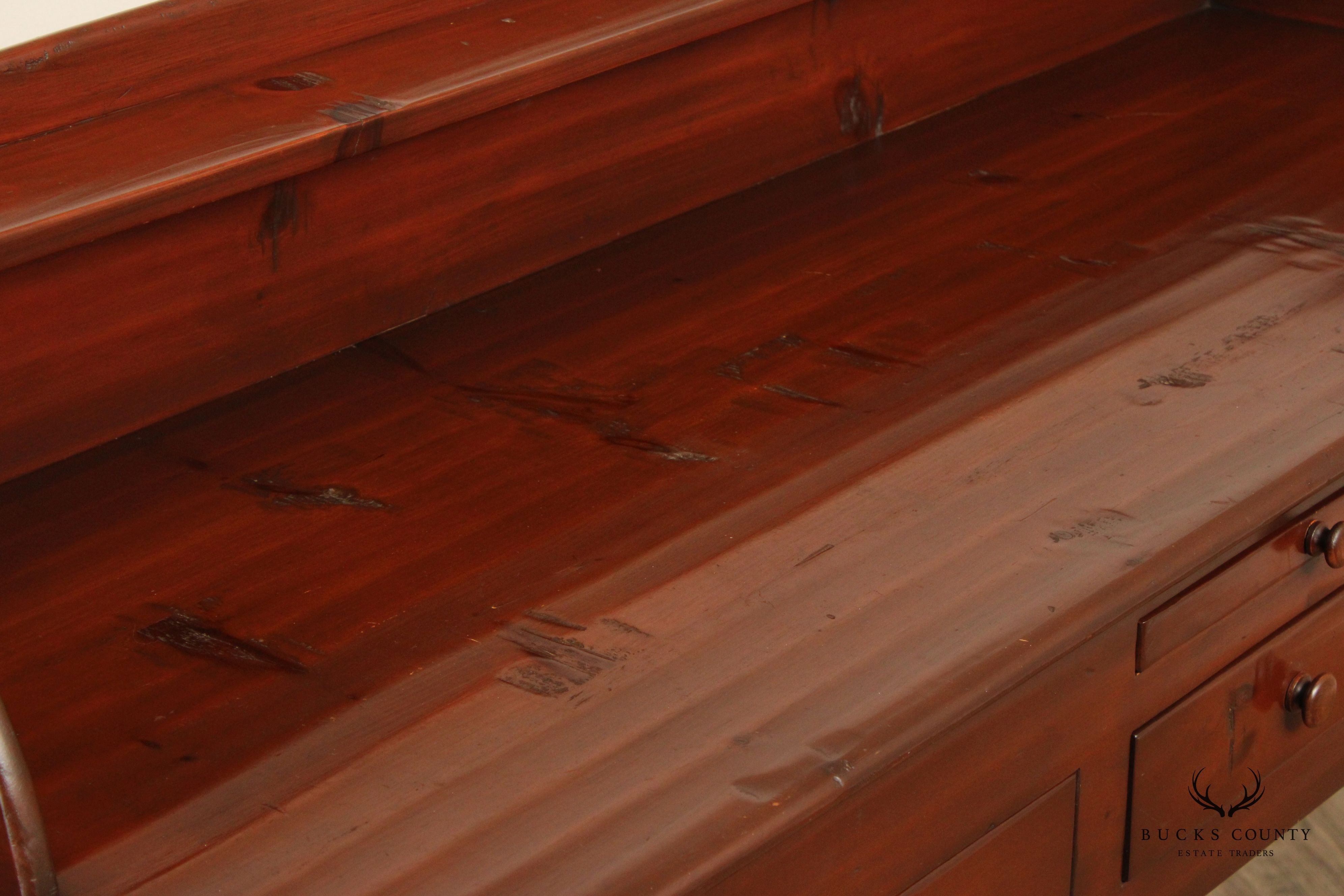 Custom Crafted Farmhouse Pine Server Or Sideboard