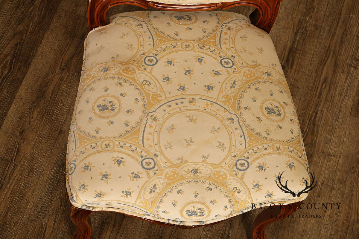 French Louis XV Style Set of Six Dining Chairs